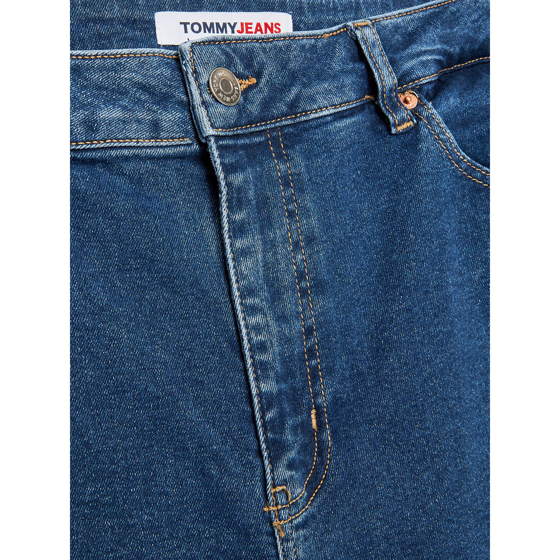 Tommy Jeans Curve Blugi Melany DW0DW14815 Albastru Skinny Fit - Pled.ro