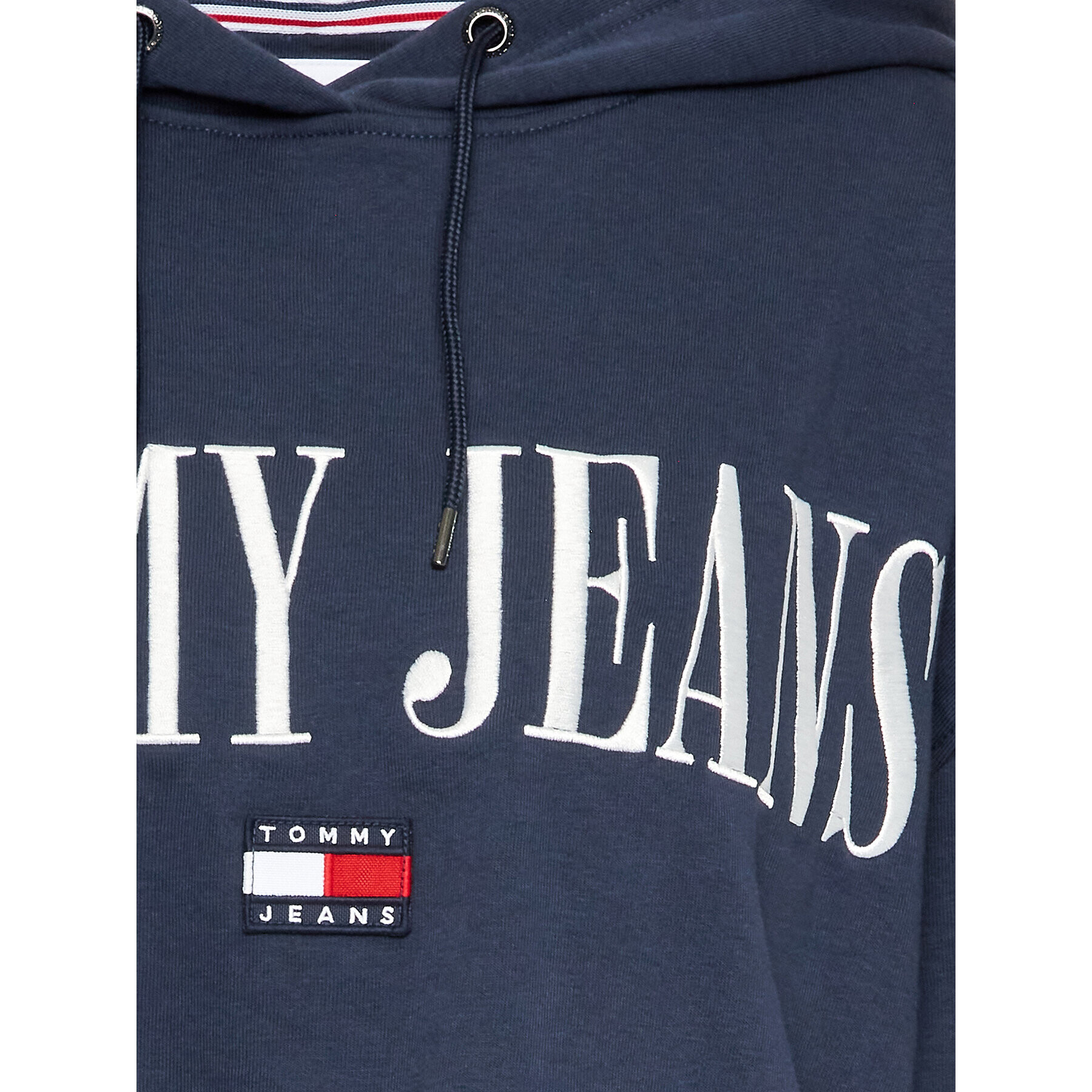 Tommy Jeans Curve Bluză Archive DW0DW15096 Bleumarin Regular Fit - Pled.ro