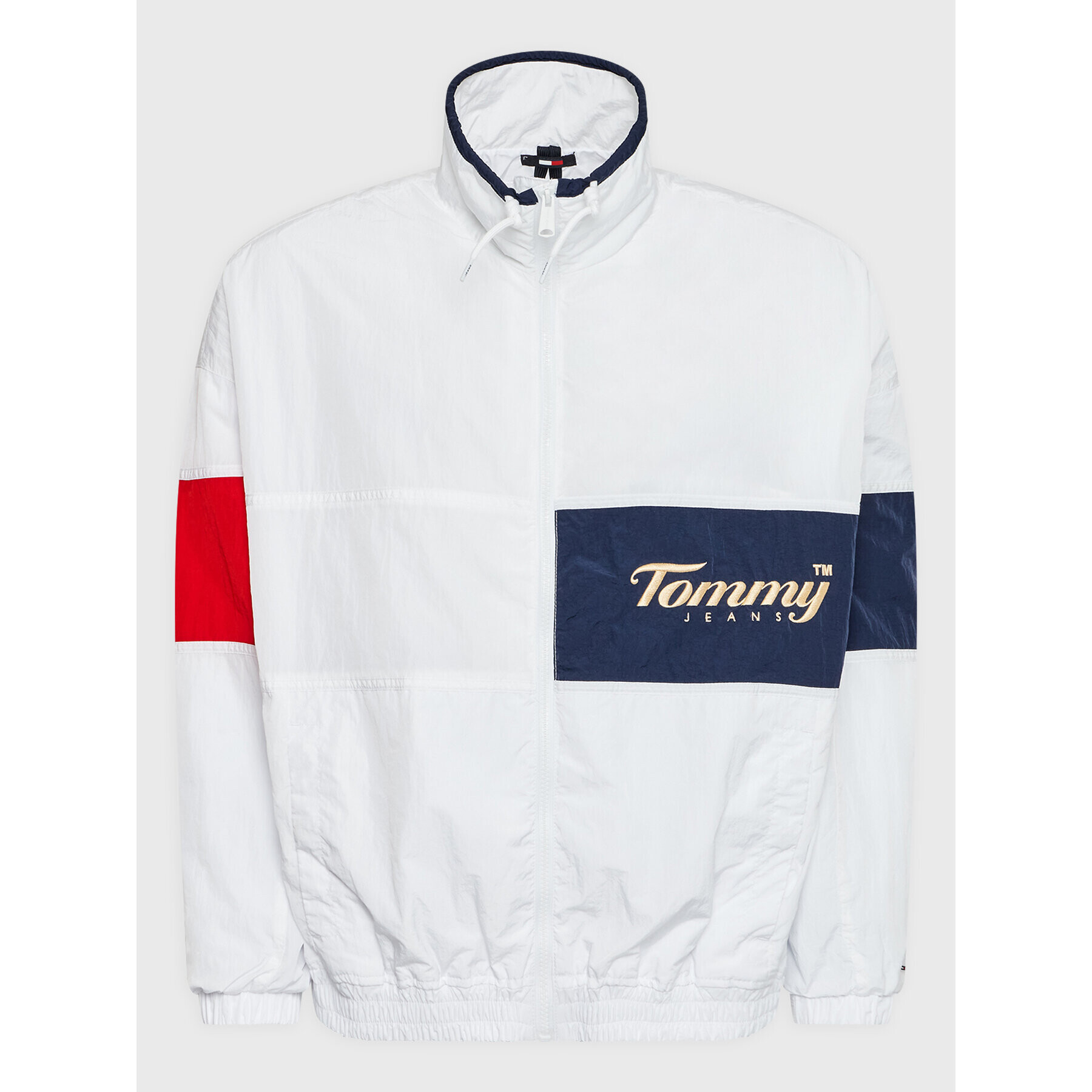 Tommy Jeans Curve Geacă Archive Statement DW0DW13871 Alb Regular Fit - Pled.ro