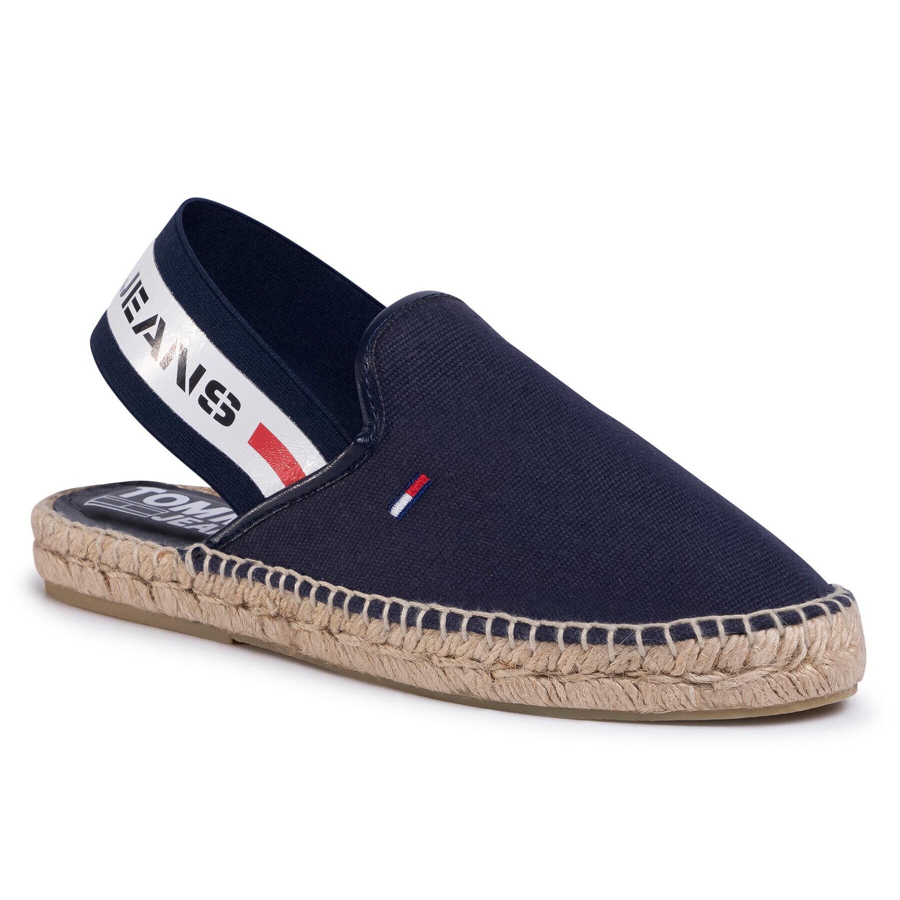 Tommy Jeans Espadrile Chunky Tape Slingback Espadrille FF2746 Bleumarin - Pled.ro