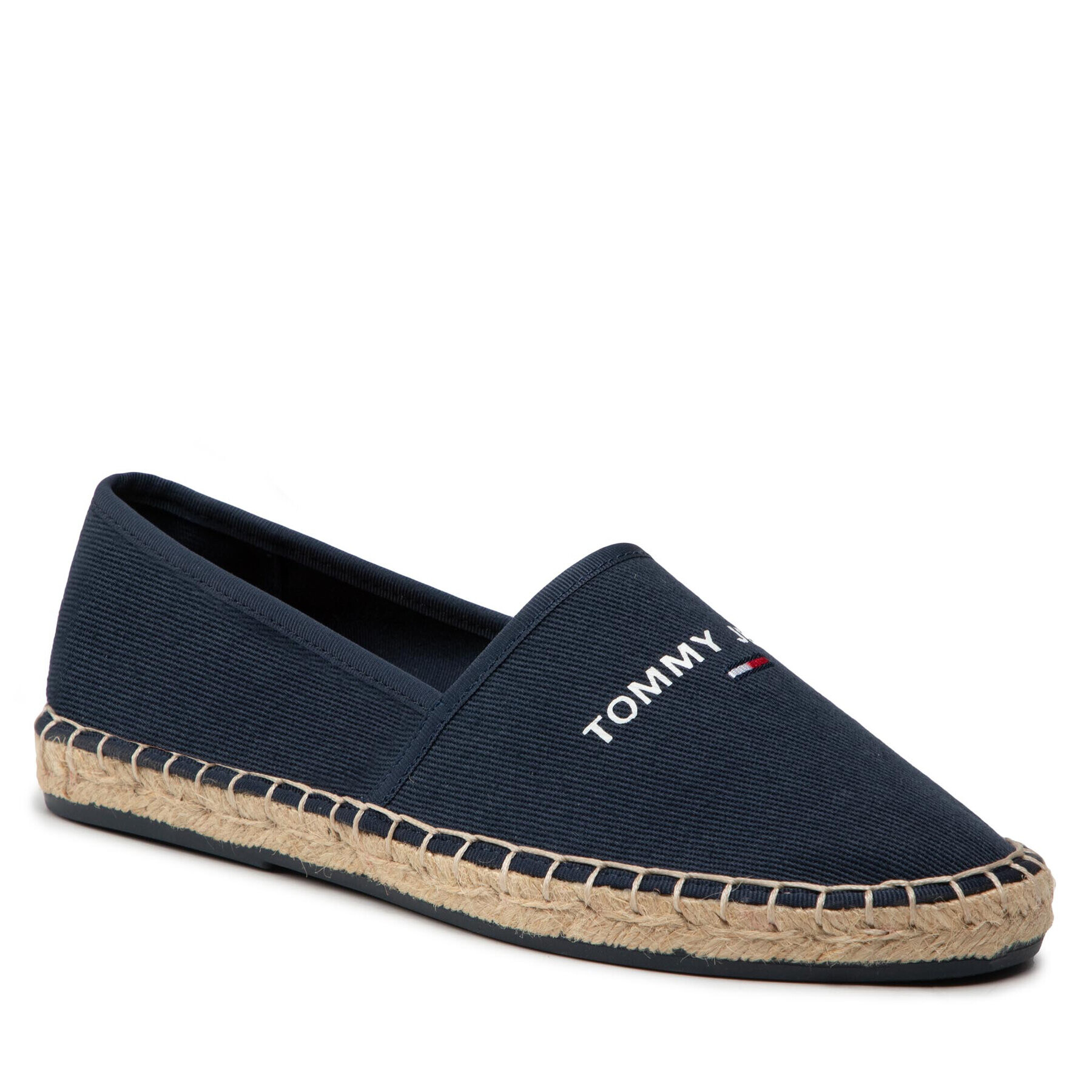 Tommy Jeans Espadrile Espadrille EN0EN01815 Bleumarin - Pled.ro