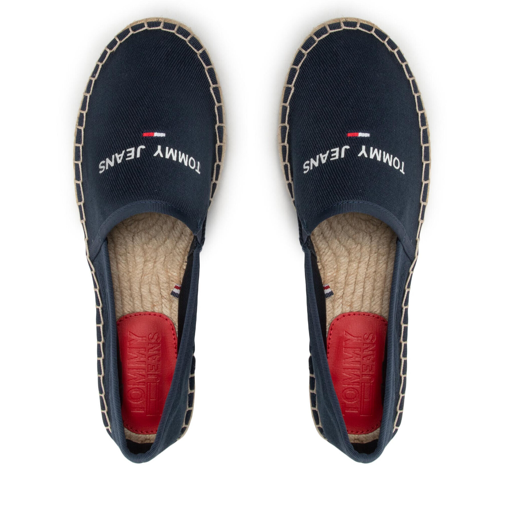 Tommy Jeans Espadrile Espadrille EN0EN01815 Bleumarin - Pled.ro