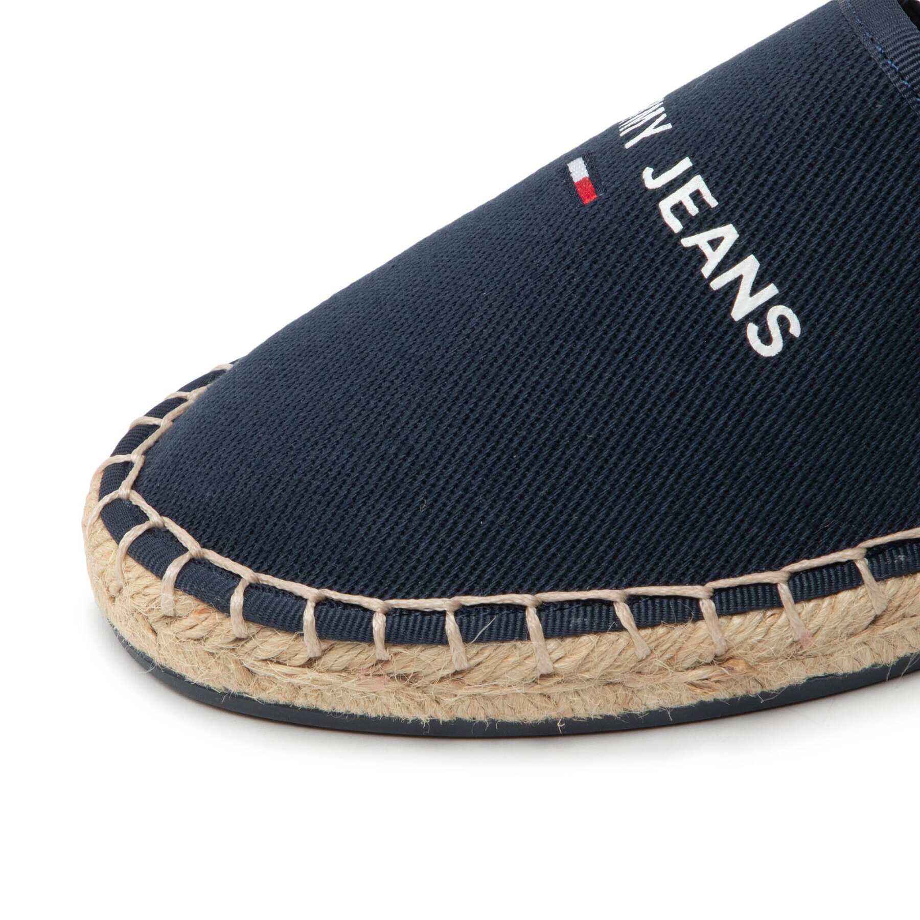 Tommy Jeans Espadrile Espadrille EN0EN01815 Bleumarin - Pled.ro