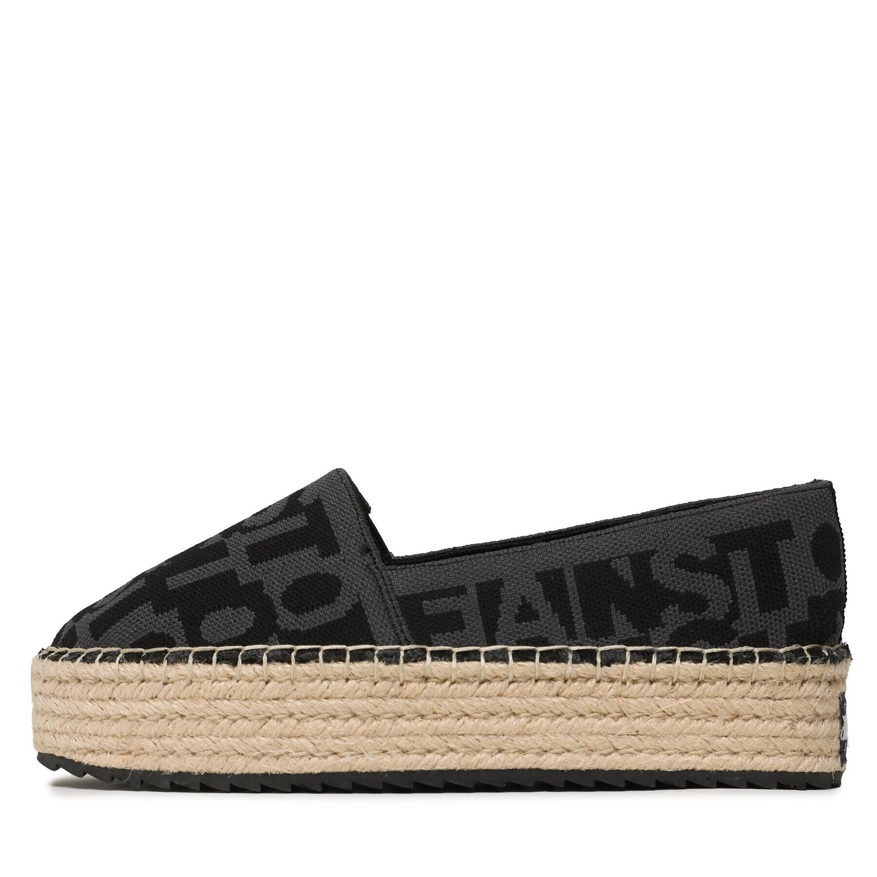 Tommy Jeans Espadrile Logomania Espadrille EN0EN02079 Gri - Pled.ro