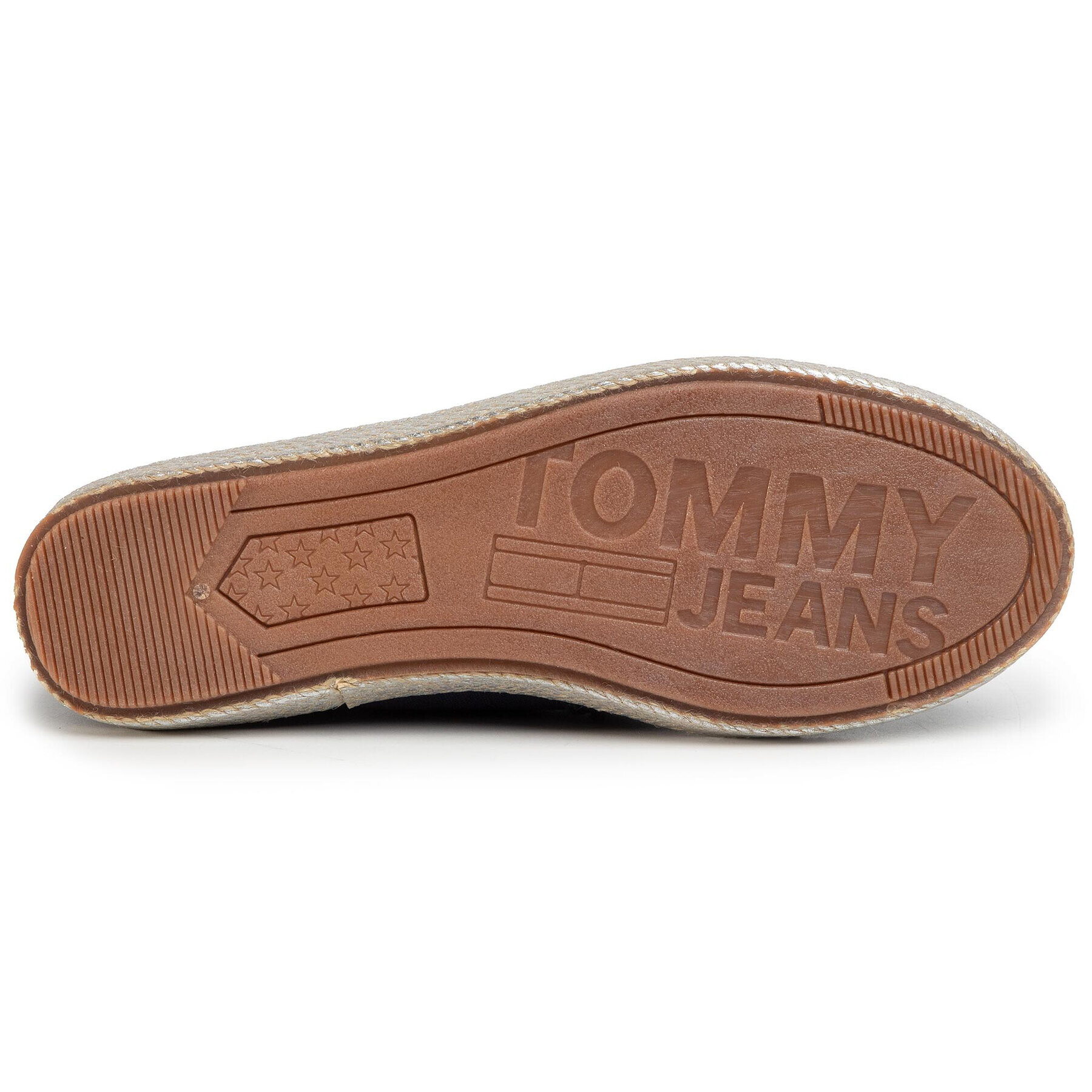 Tommy Jeans Espadrile Metallic Flexible Espadrille EN0EN00879 Bleumarin - Pled.ro