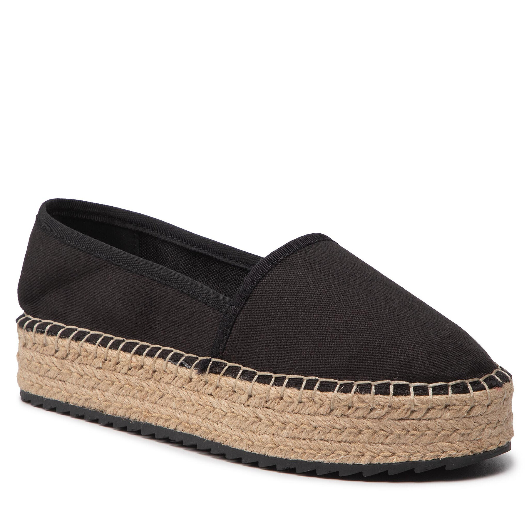 Tommy Jeans Espadrile Platform Espadrille EN0EN01832 Negru - Pled.ro