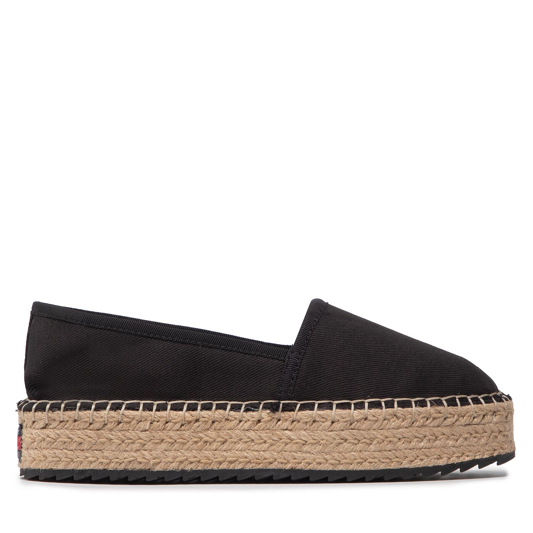 Tommy Jeans Espadrile Platform Espadrille EN0EN01832 Negru - Pled.ro