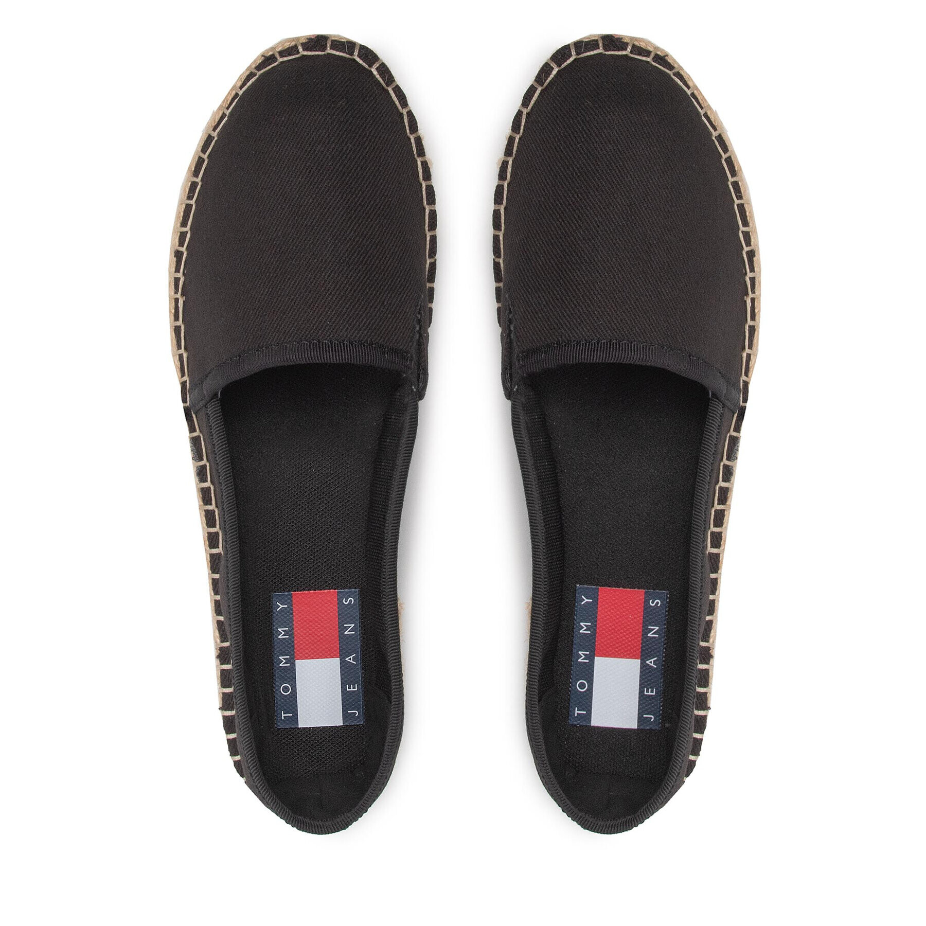 Tommy Jeans Espadrile Platform Espadrille EN0EN01832 Negru - Pled.ro