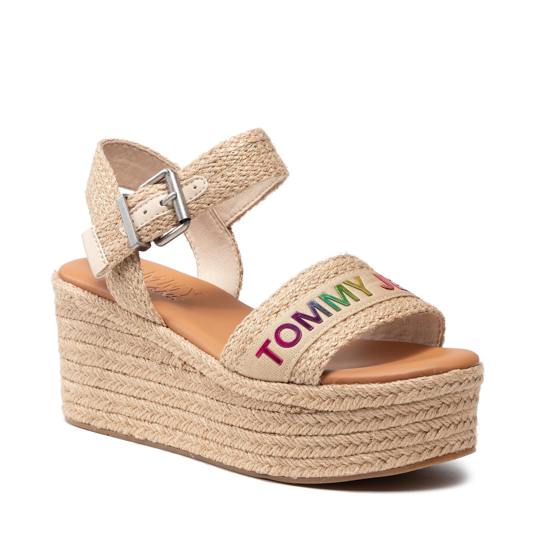 Tommy Jeans Espadrile Rainbow EN0EN01319 Bej - Pled.ro