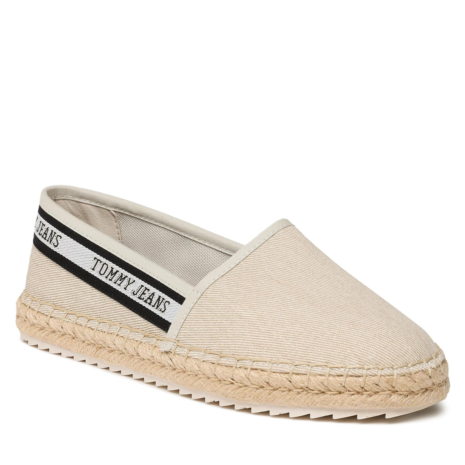 Tommy Jeans Espadrile Tjw Flatform Webbing Espadrille EN0EN02362 Bej - Pled.ro