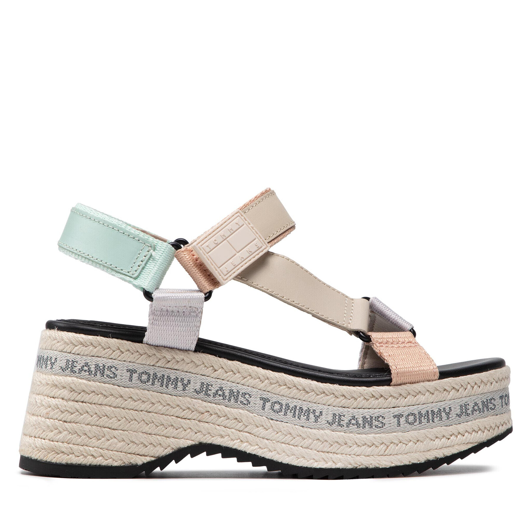 Tommy Jeans Espadrile Wedge Sandal EN0EN01810 Colorat - Pled.ro