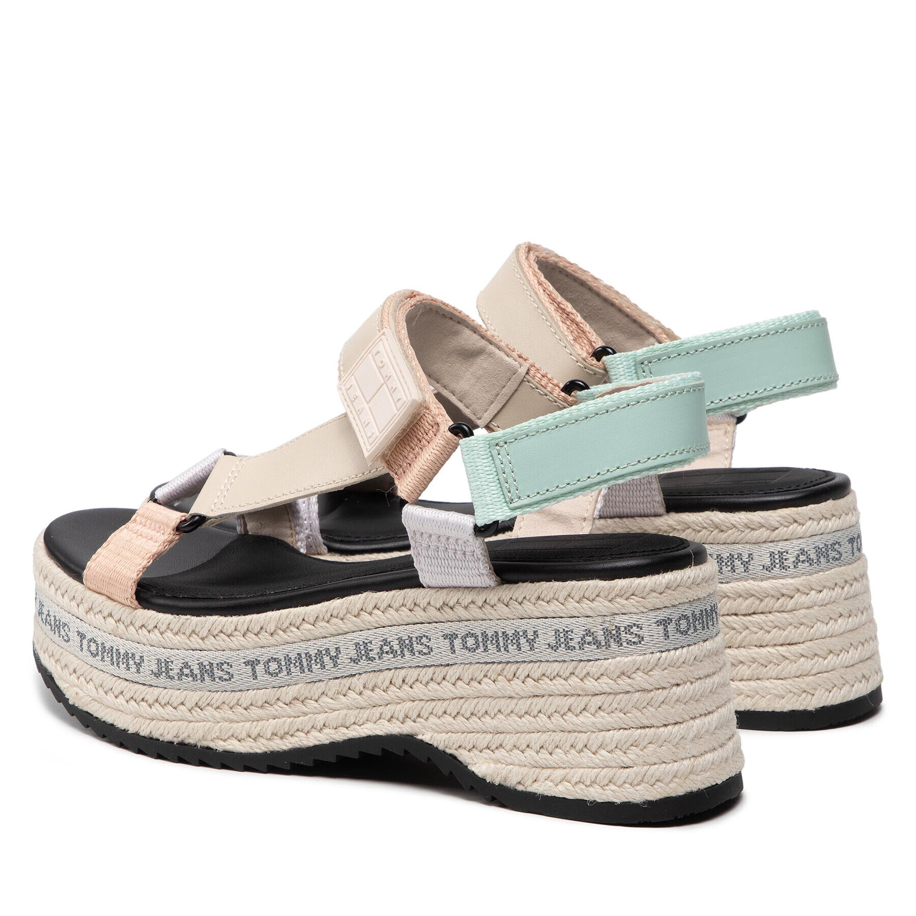 Tommy Jeans Espadrile Wedge Sandal EN0EN01810 Colorat - Pled.ro