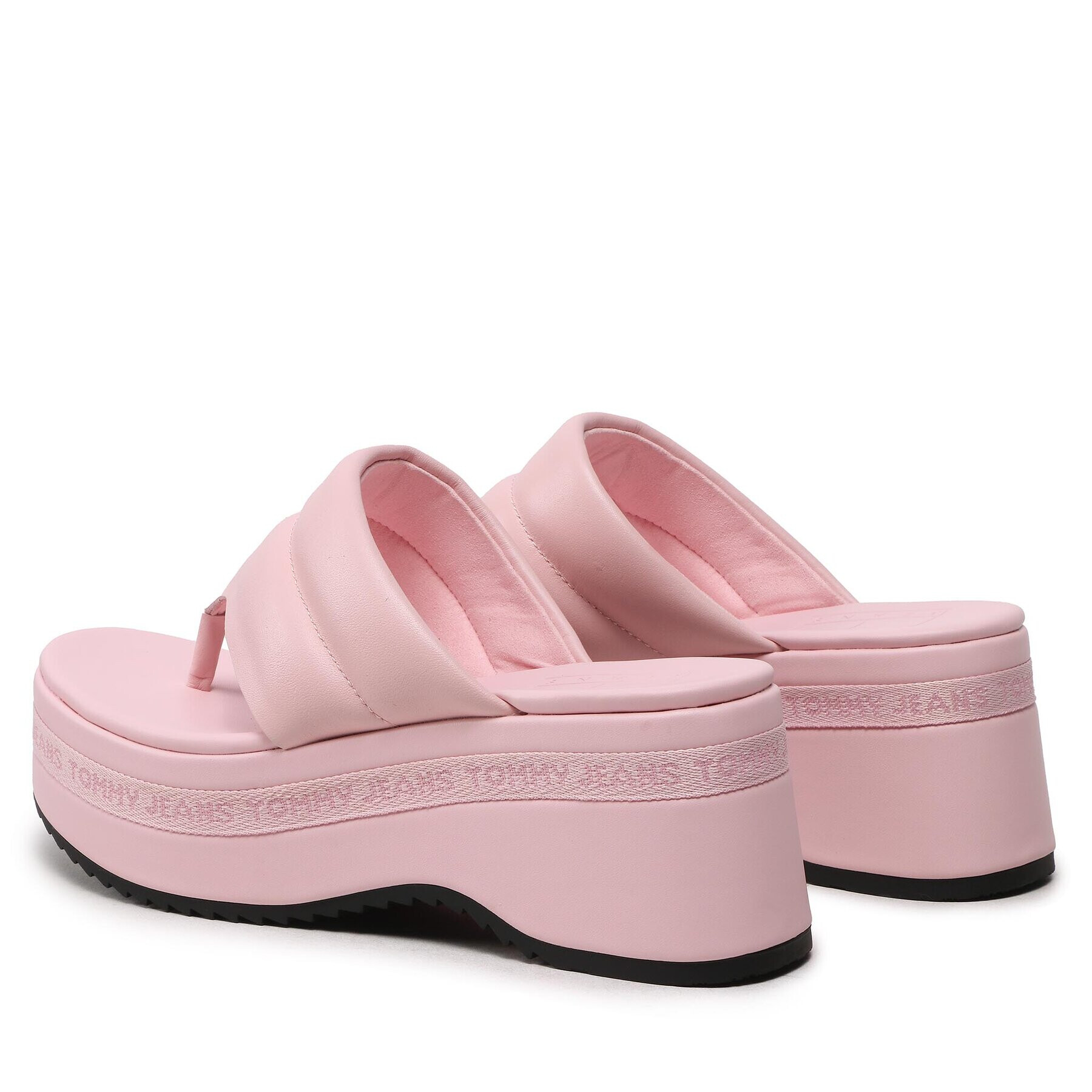 Tommy Jeans Flip flop EN0EN02075 Roz - Pled.ro