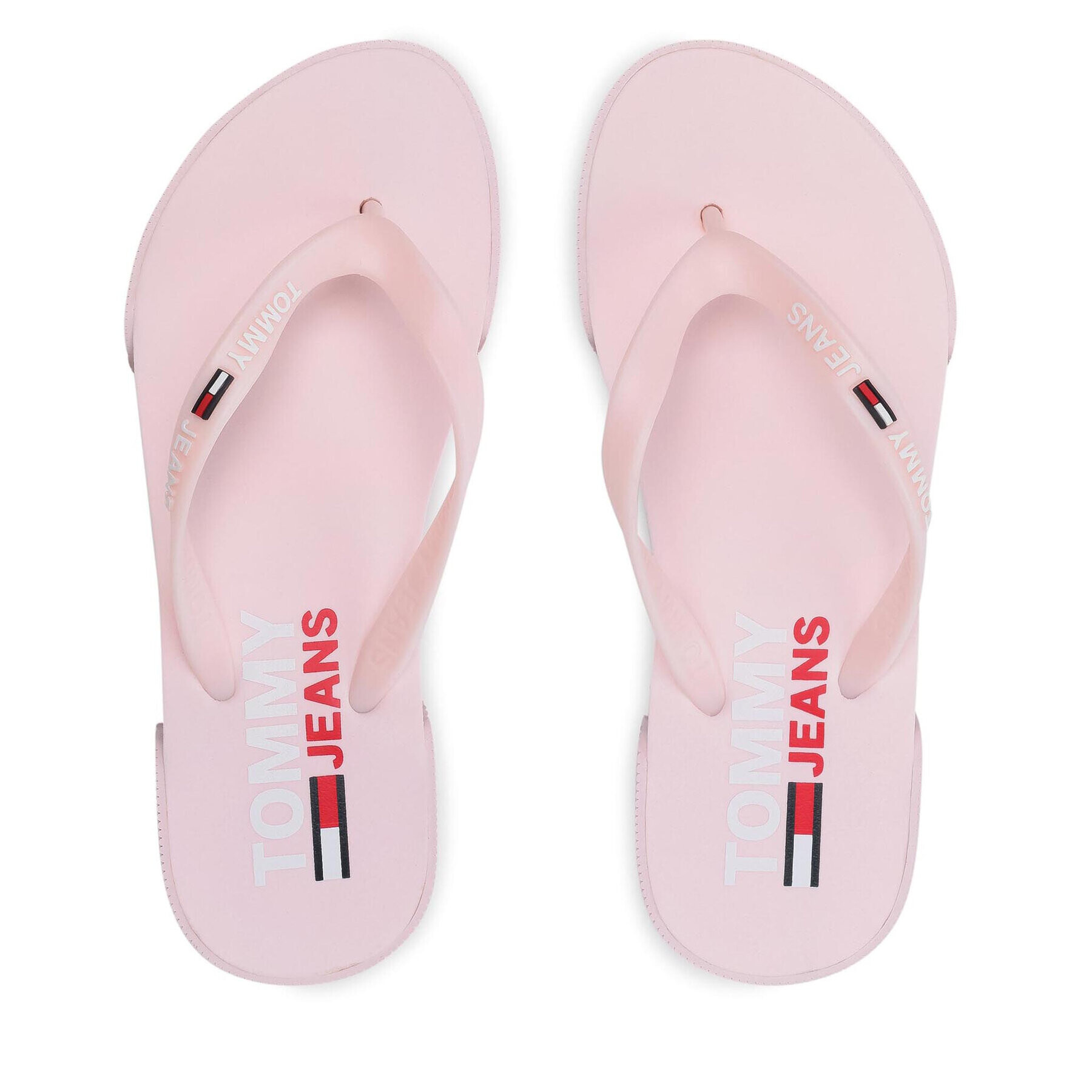 Tommy Jeans Flip flop Essential Flat Beach Sandal EN0EN01433 Roz - Pled.ro