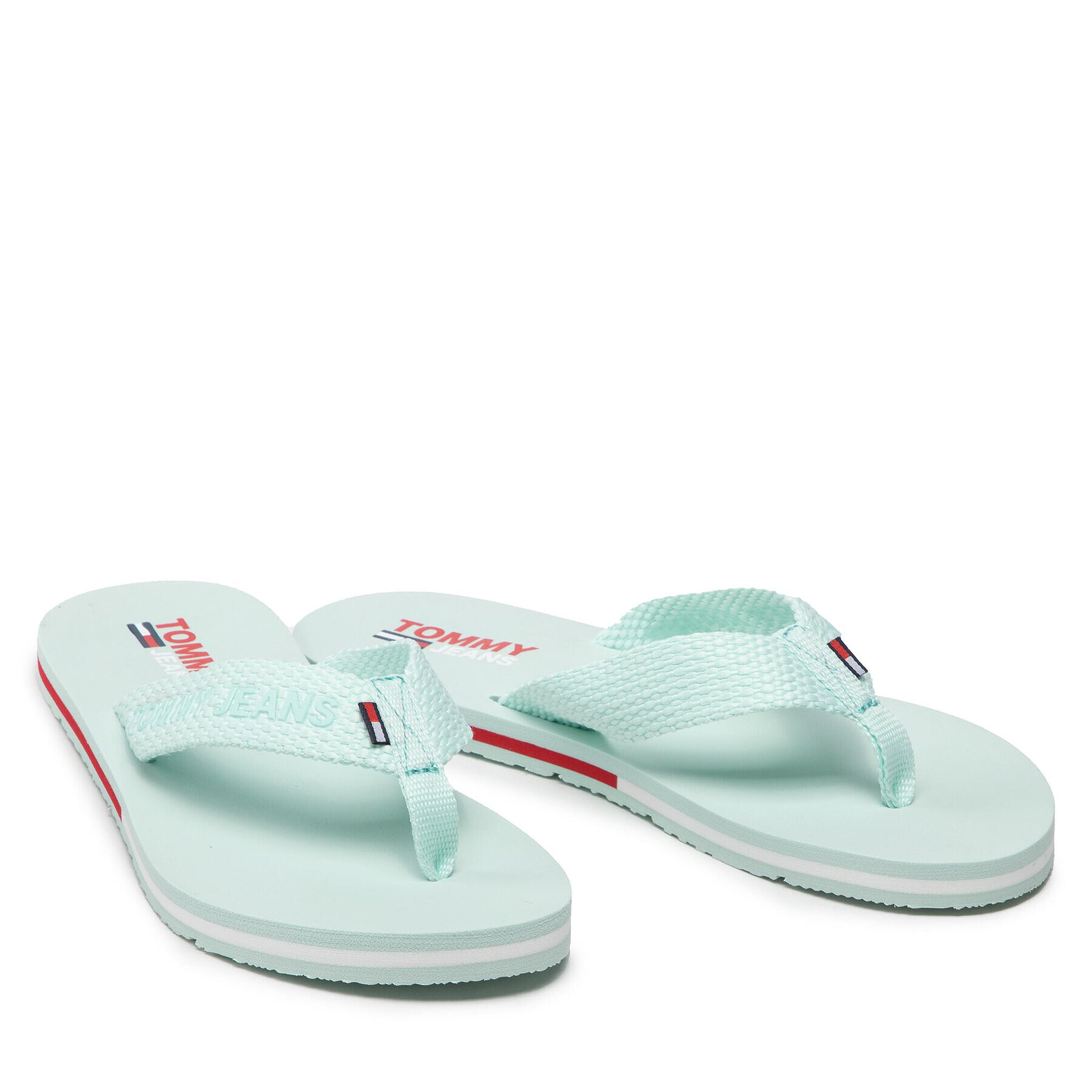 Tommy Jeans Flip flop Flag Eva Beach Sandal EN0EN01816 Albastru - Pled.ro