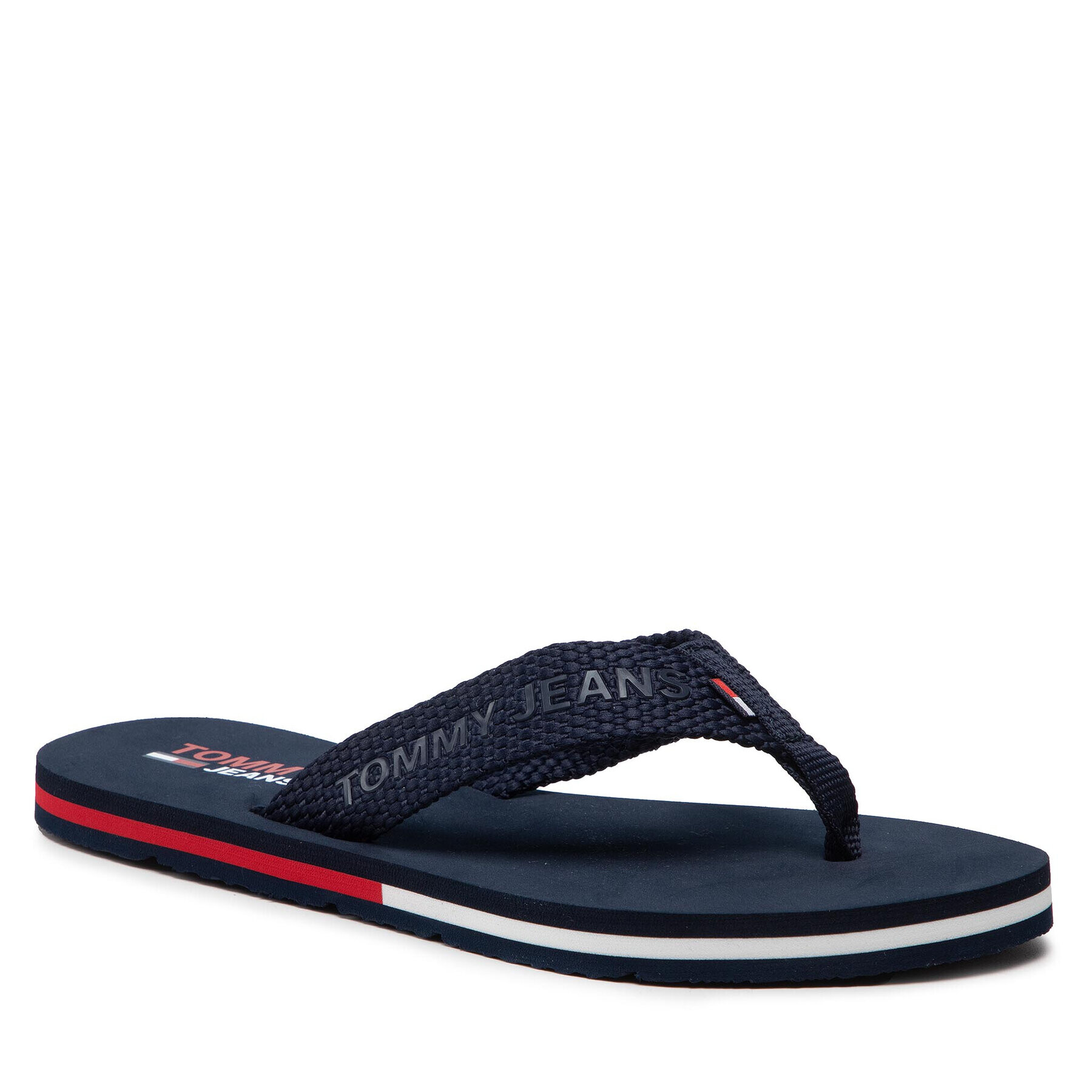 Tommy Jeans Flip flop Flag Eva Beach Sandal EN0EN01816 Bleumarin - Pled.ro