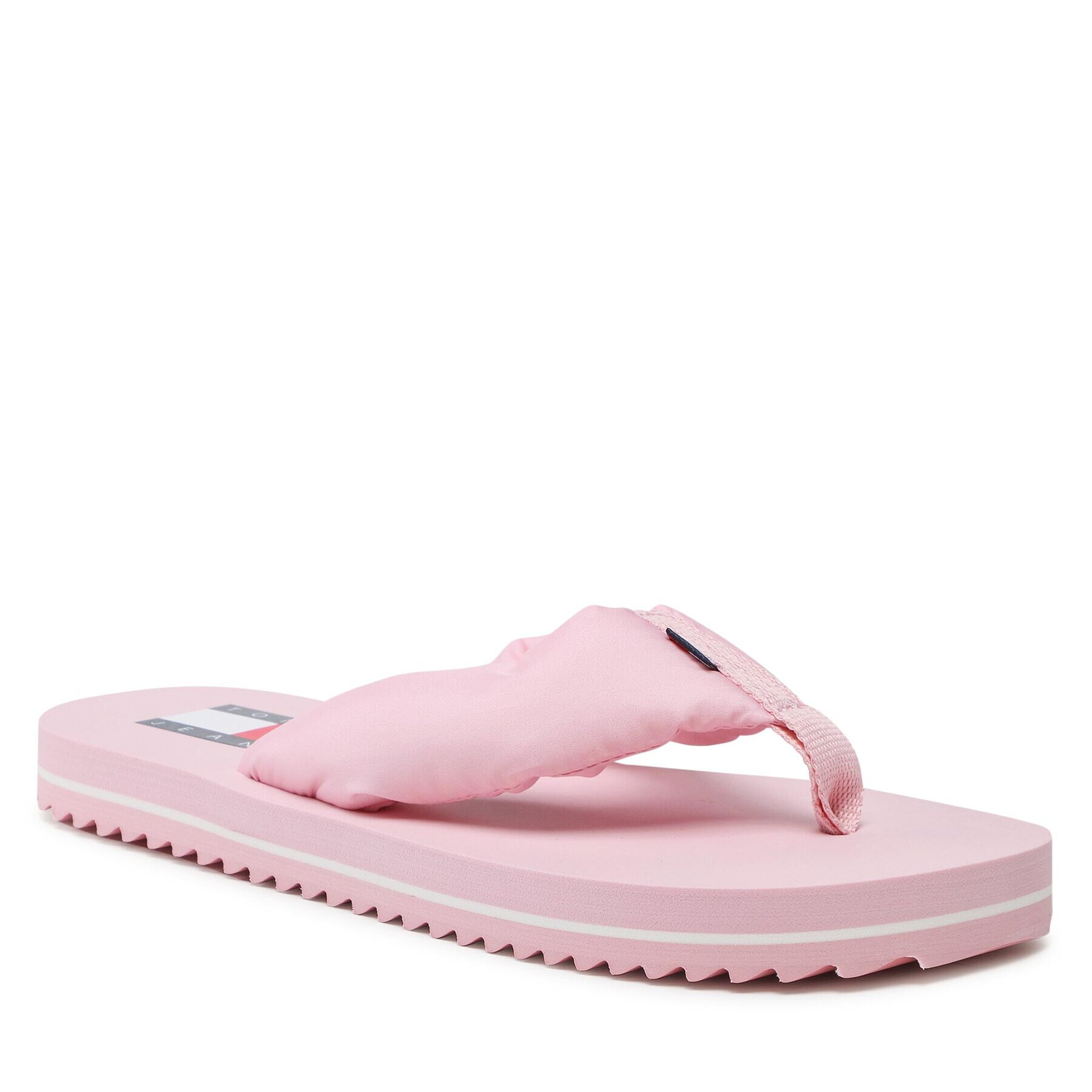 Tommy Jeans Flip flop Flag Eva Beach Sandal EN0EN02111 Roz - Pled.ro