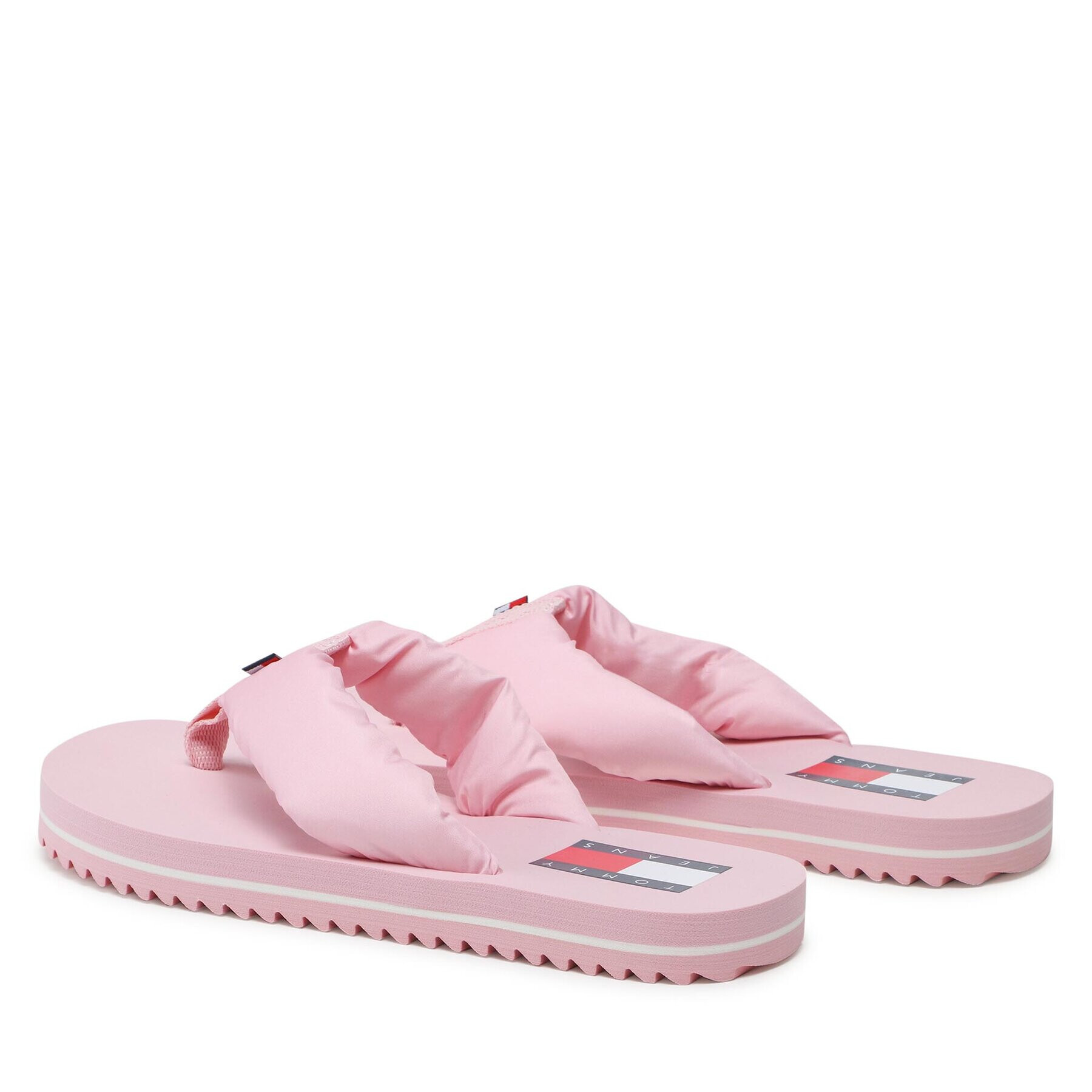 Tommy Jeans Flip flop Flag Eva Beach Sandal EN0EN02111 Roz - Pled.ro