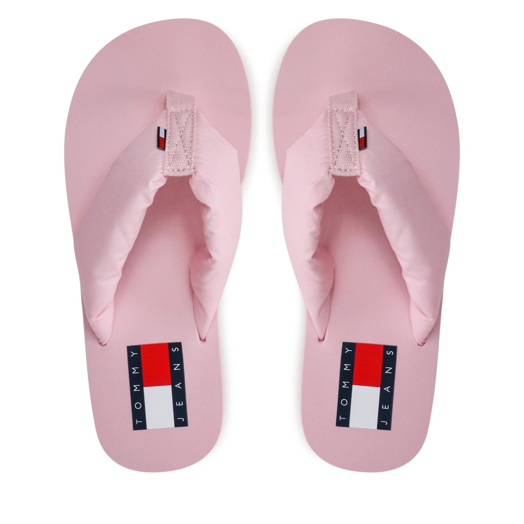 Tommy Jeans Flip flop Flag Eva Beach Sandal EN0EN02111 Roz - Pled.ro