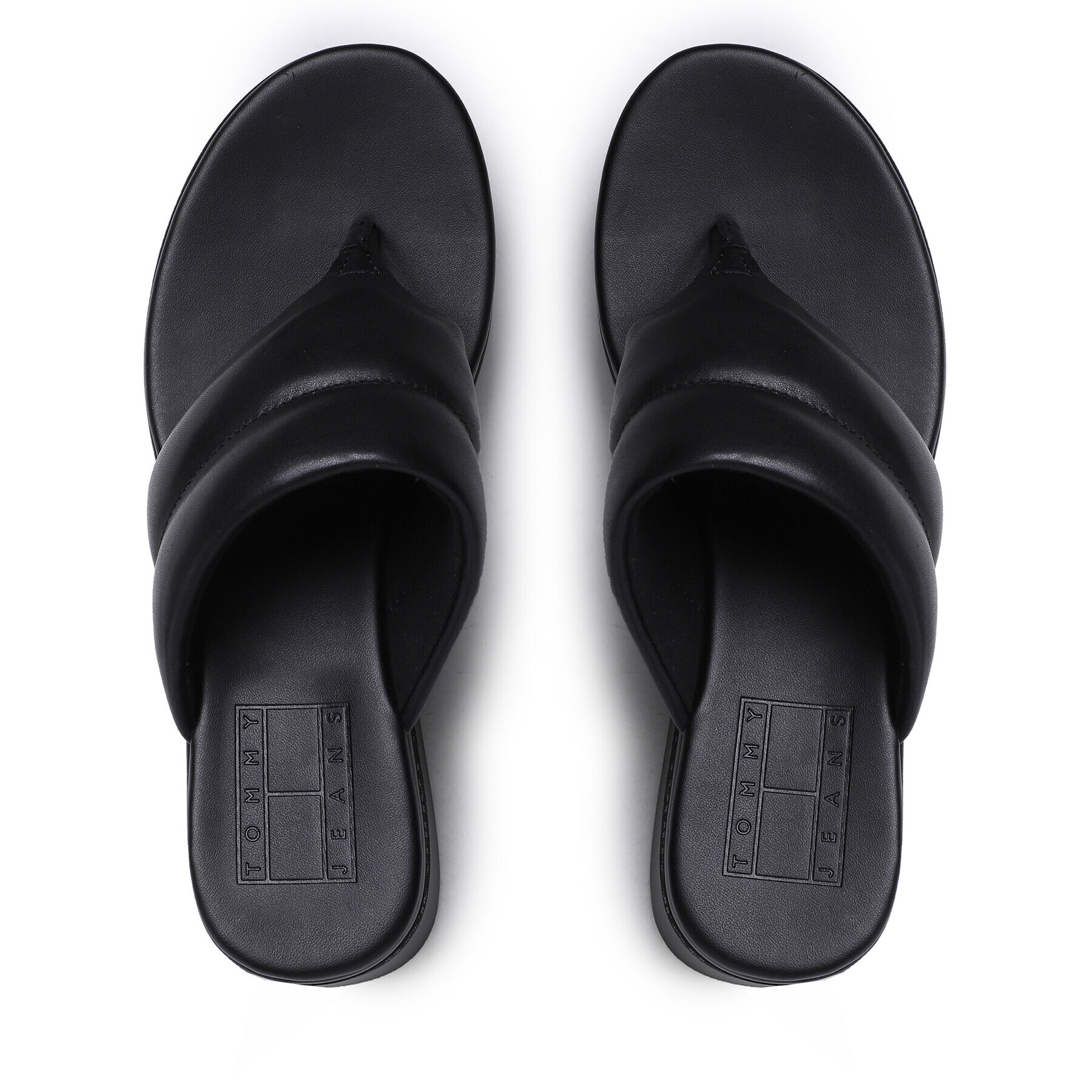 Tommy Jeans Flip flop Sandal Padded EN0EN02075 Negru - Pled.ro