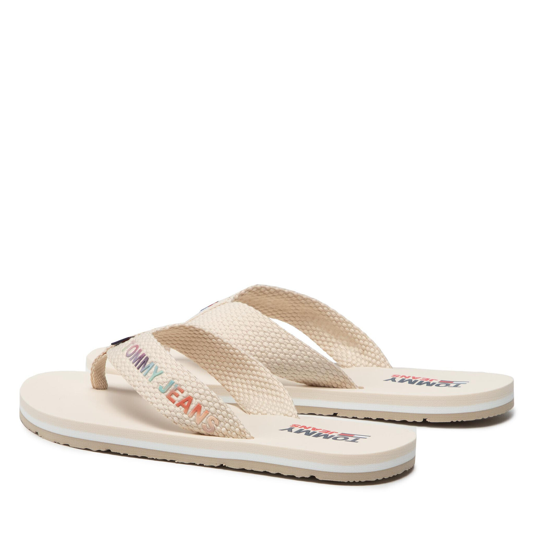 Tommy Jeans Flip flop Tie Dye Beach Sandal EN0EN01835 Bej - Pled.ro