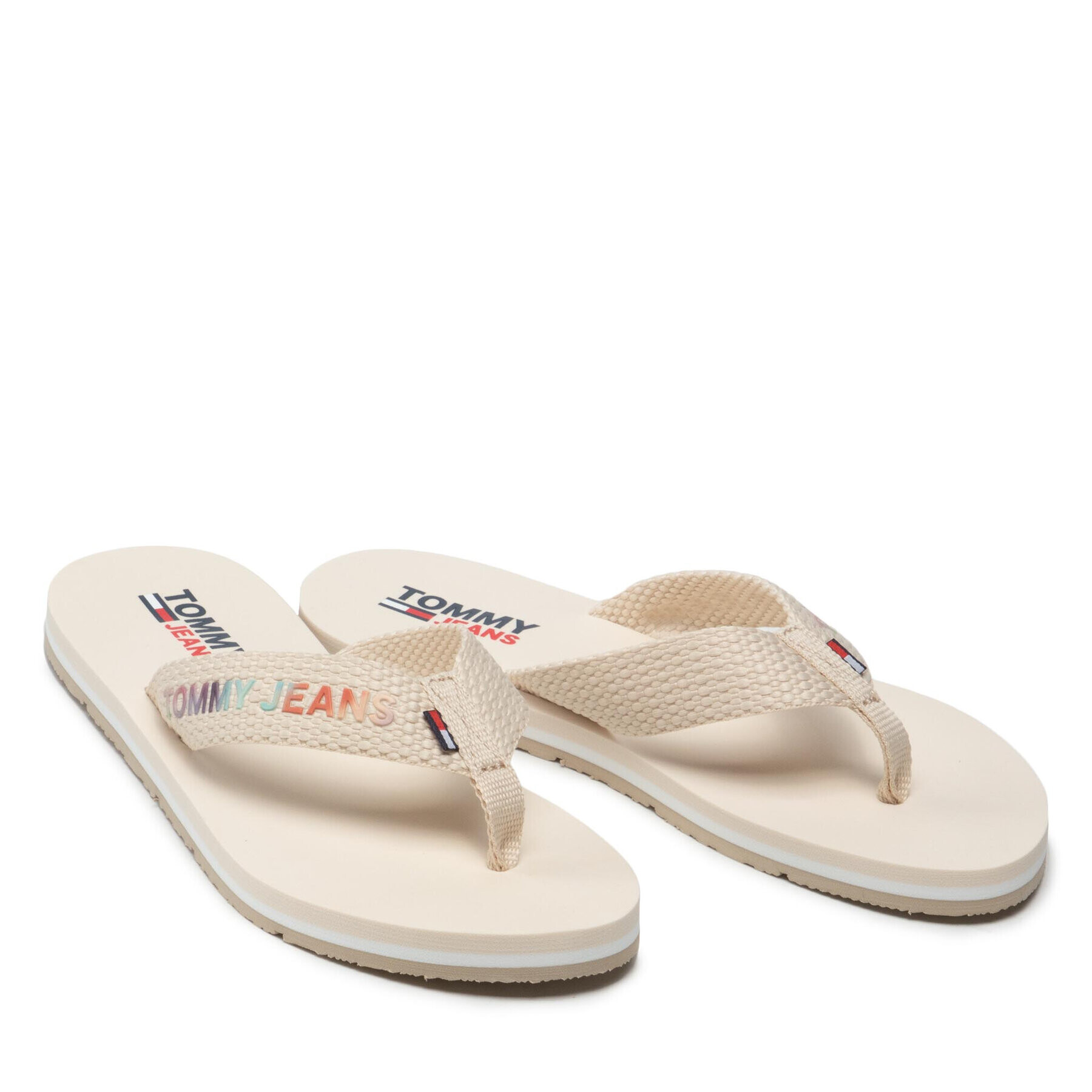 Tommy Jeans Flip flop Tie Dye Beach Sandal EN0EN01835 Bej - Pled.ro