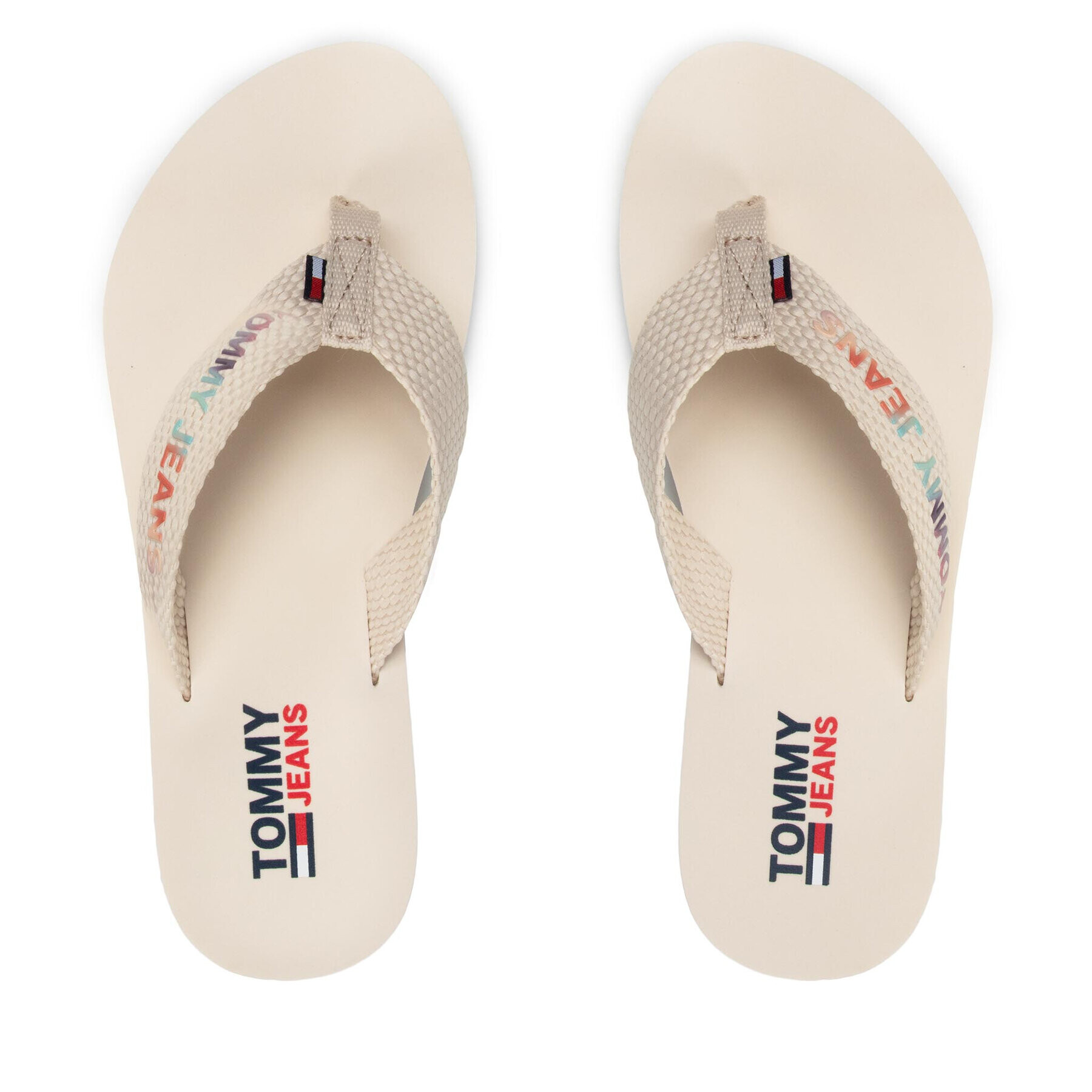 Tommy Jeans Flip flop Tie Dye Beach Sandal EN0EN01835 Bej - Pled.ro