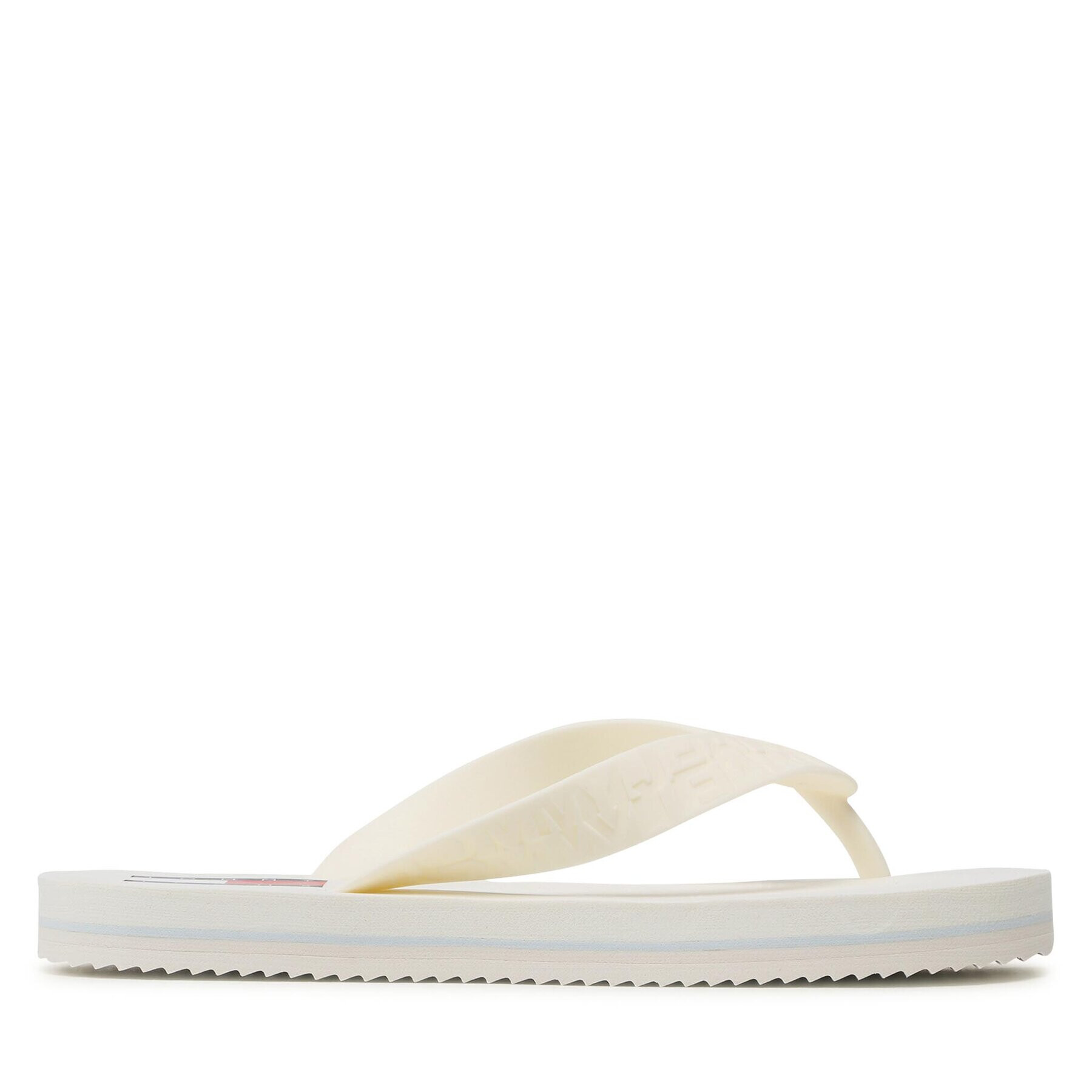 Tommy Jeans Flip flop Tjw Flag Eva Beach Sandal EN0EN02194 Écru - Pled.ro