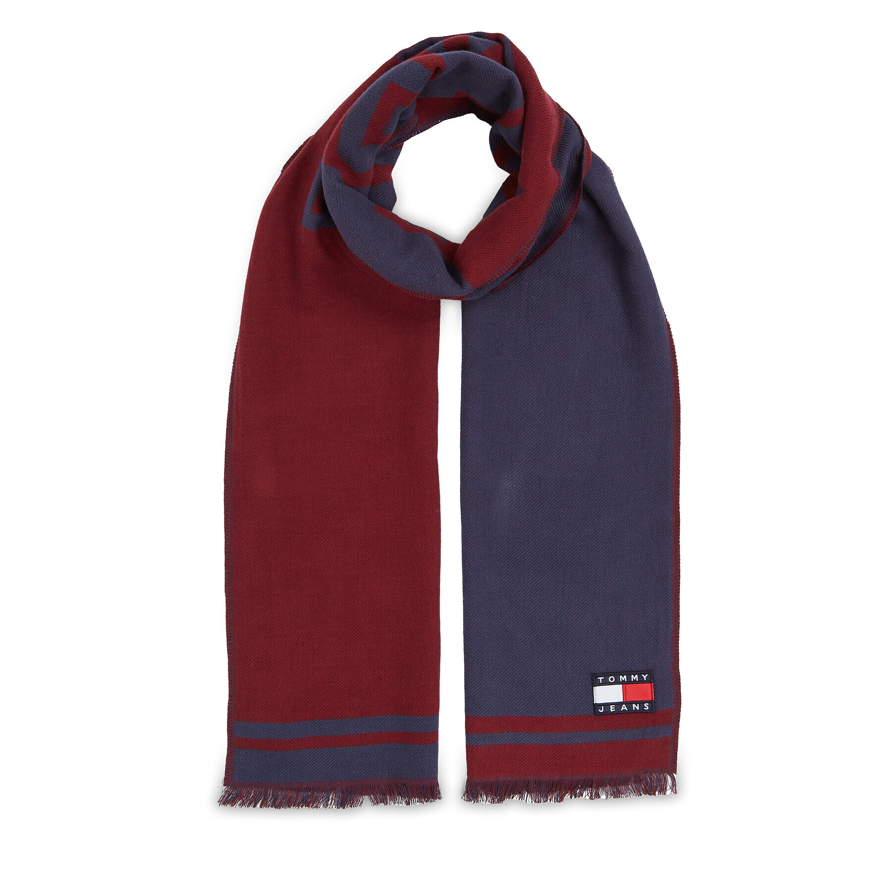 Tommy Jeans Fular Tjm Heritage Oversized Scarf AM0AM11704 Albastru - Pled.ro