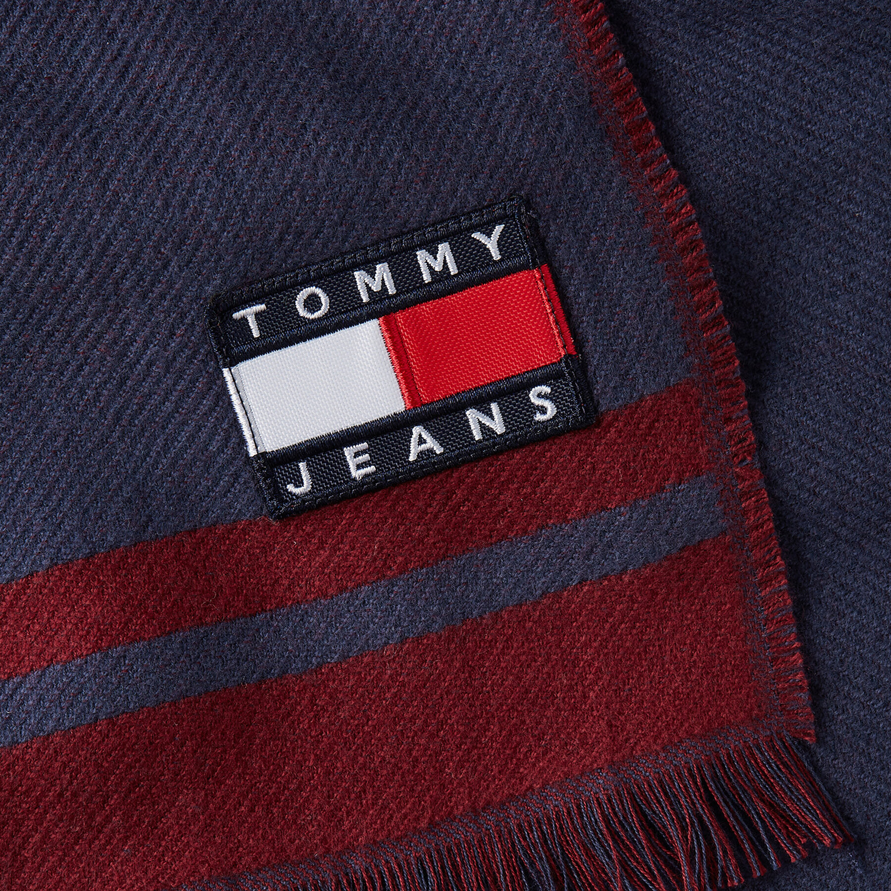 Tommy Jeans Fular Tjm Heritage Oversized Scarf AM0AM11704 Albastru - Pled.ro