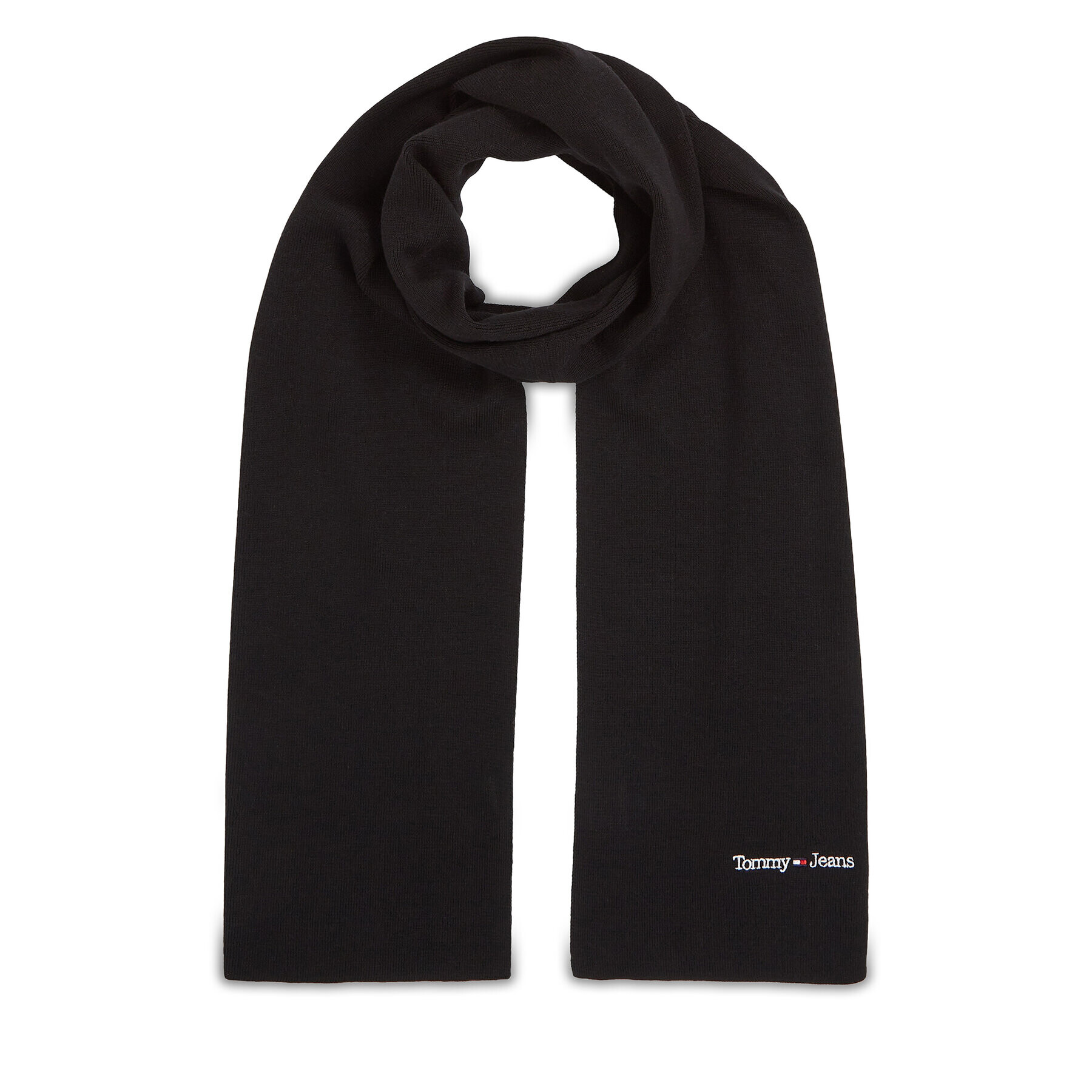 Tommy Jeans Fular Tjm Sport Scarf AM0AM11703 Negru - Pled.ro