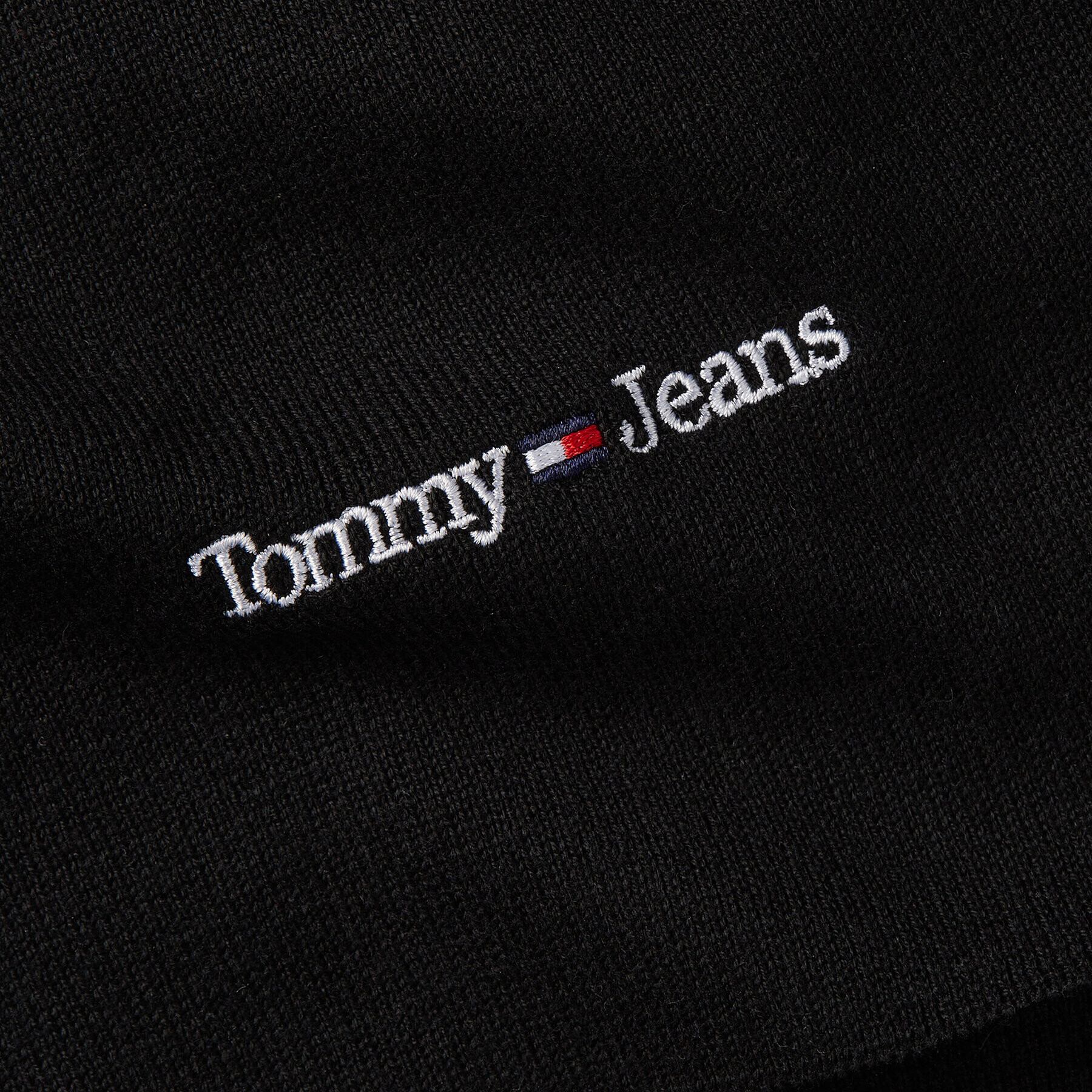 Tommy Jeans Fular Tjm Sport Scarf AM0AM11703 Negru - Pled.ro