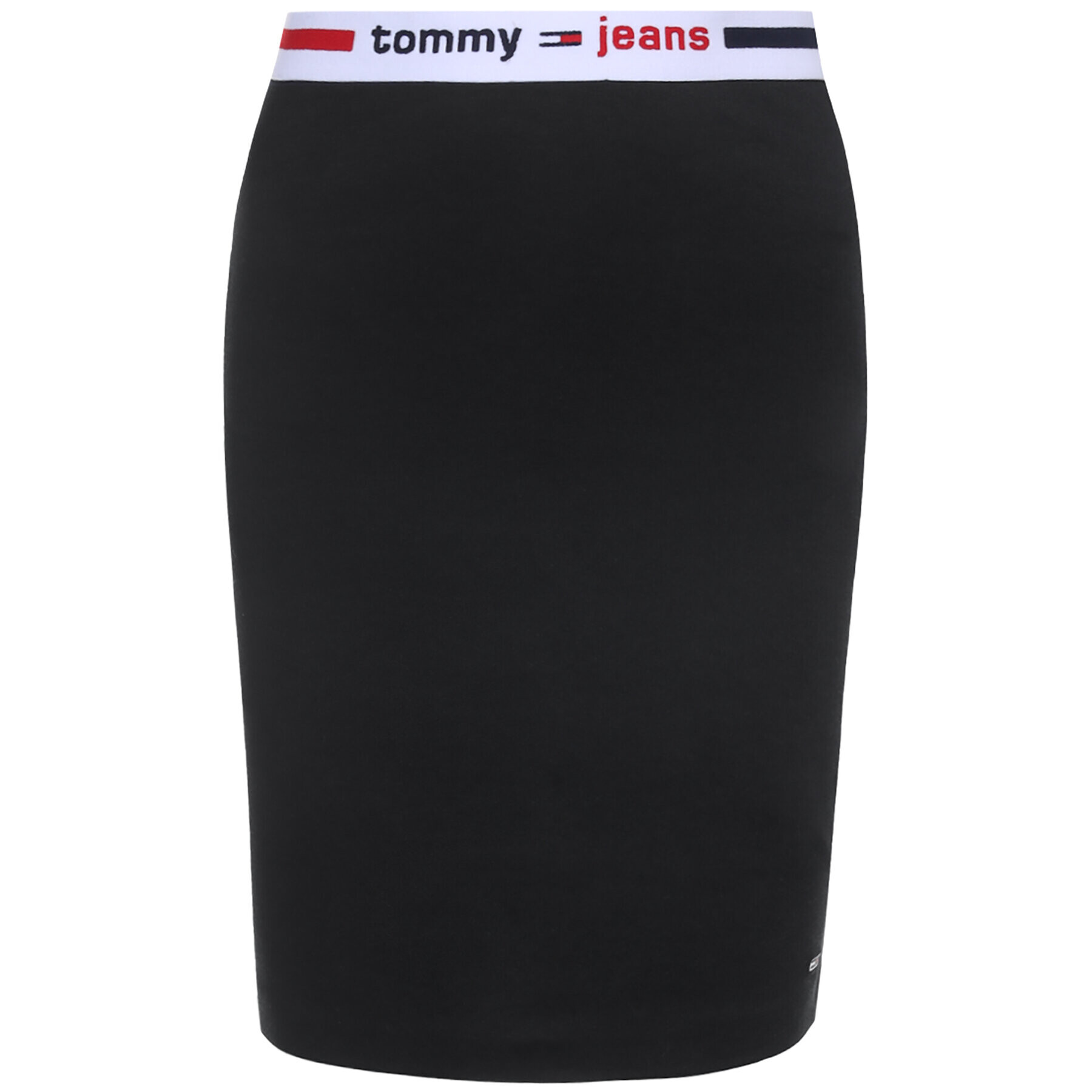 Tommy Jeans Fustă tip creion Bodycon DW0DW08120 Negru Slim Fit - Pled.ro