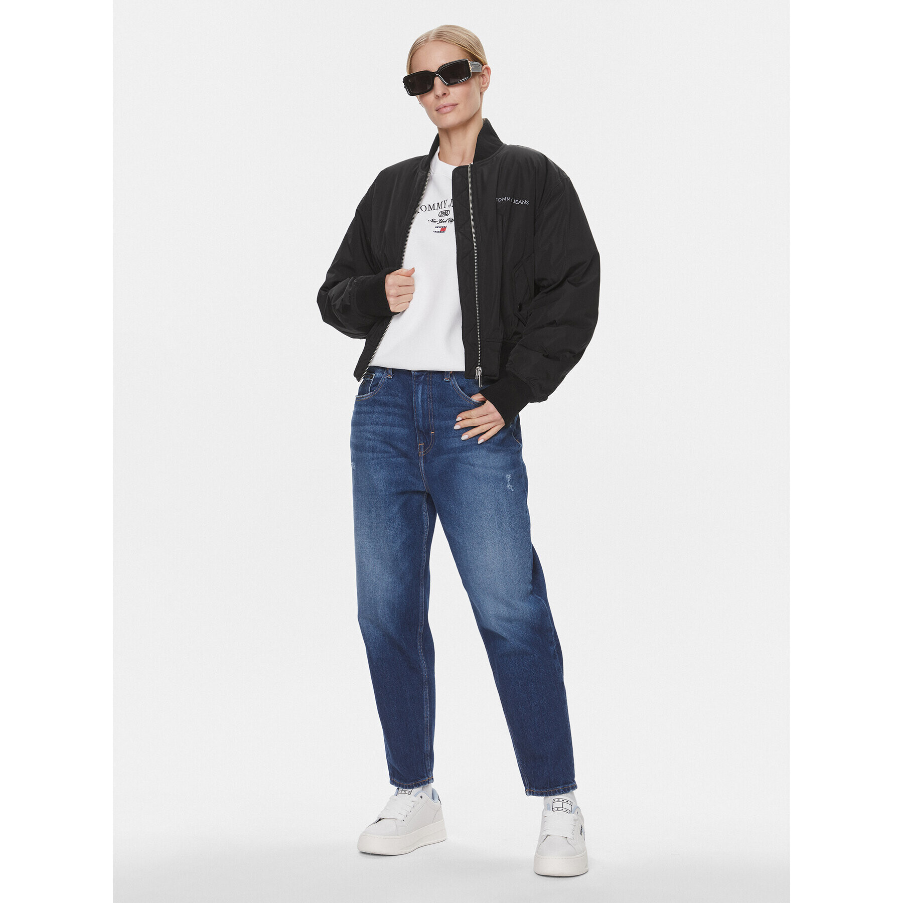 Tommy Jeans Geacă bomber Classics DW0DW17240 Negru Regular Fit - Pled.ro