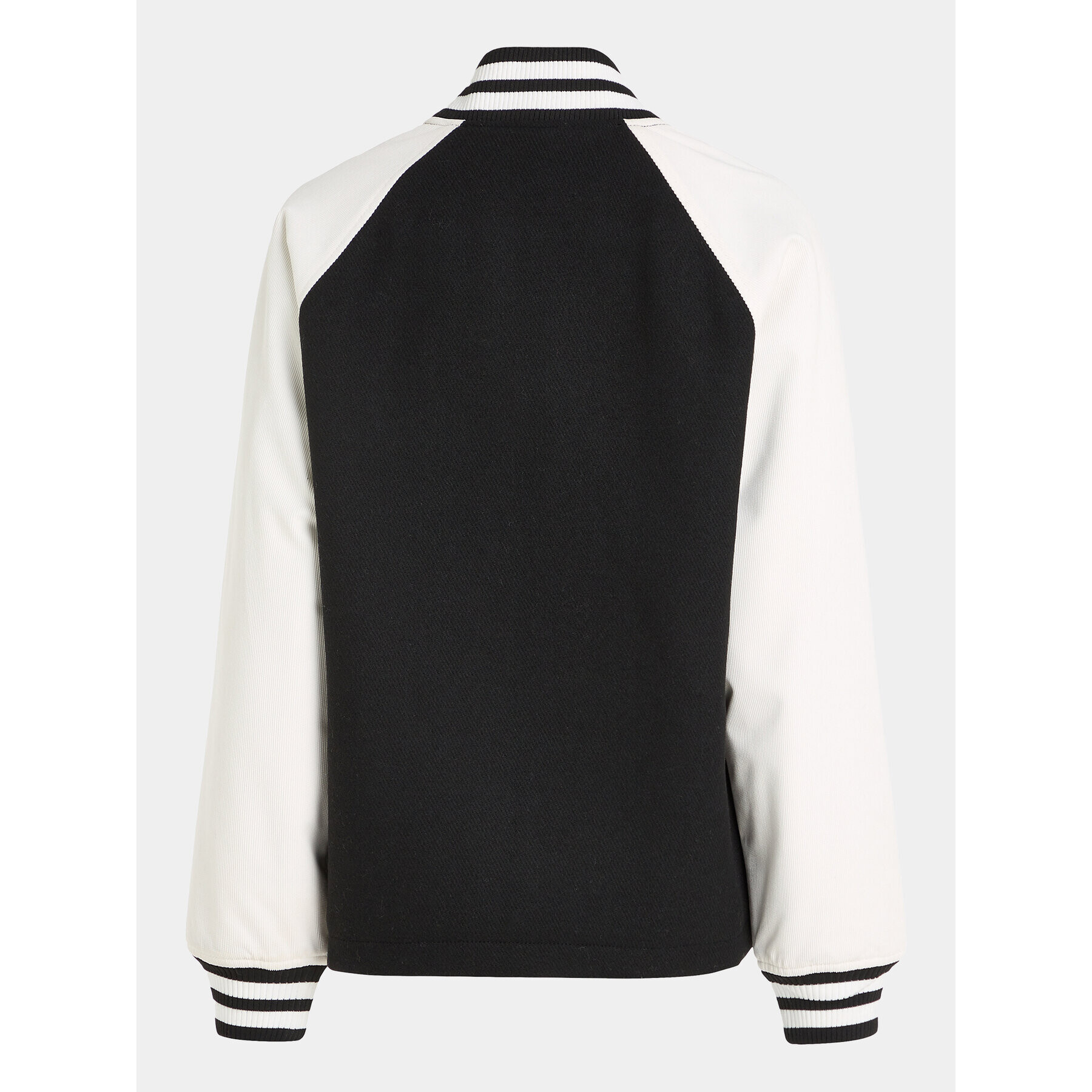 Tommy Jeans Geacă bomber Cord Mix Letterman DW0DW16592 Negru Regular Fit - Pled.ro