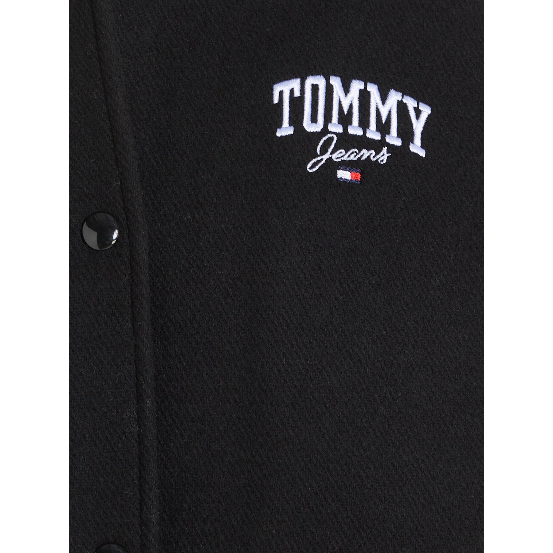 Tommy Jeans Geacă bomber Cord Mix Letterman DW0DW16592 Negru Regular Fit - Pled.ro