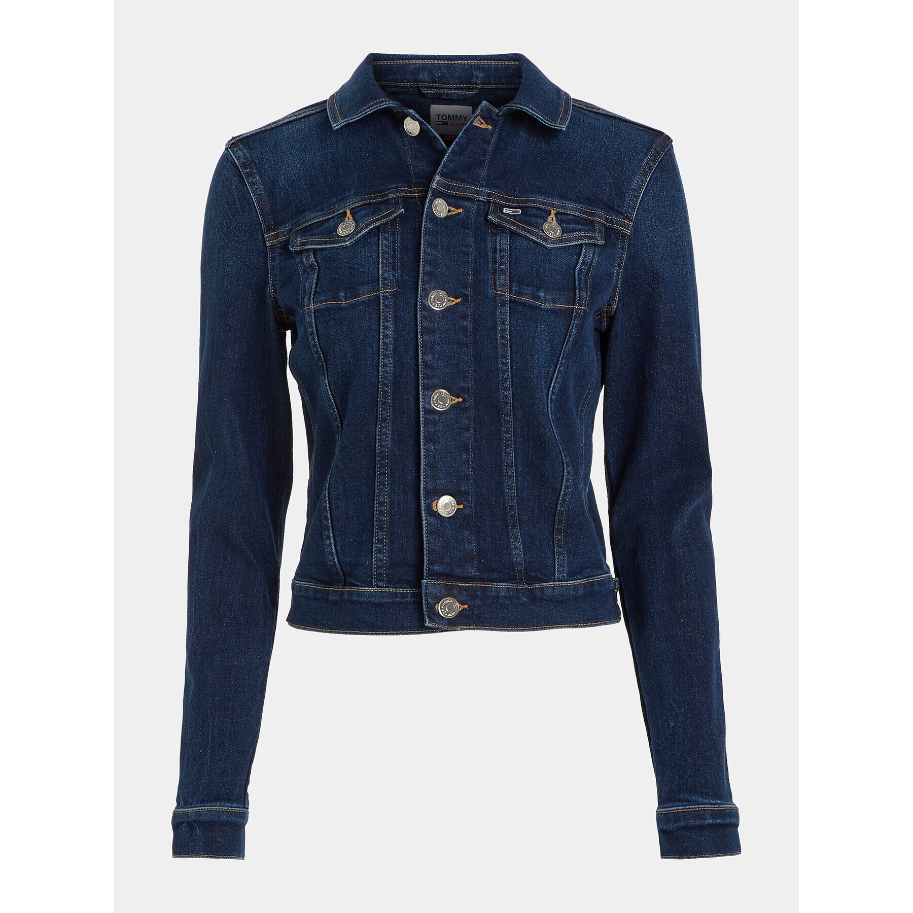 Tommy Jeans Geacă de blugi DW0DW16058 Bleumarin Regular Fit - Pled.ro