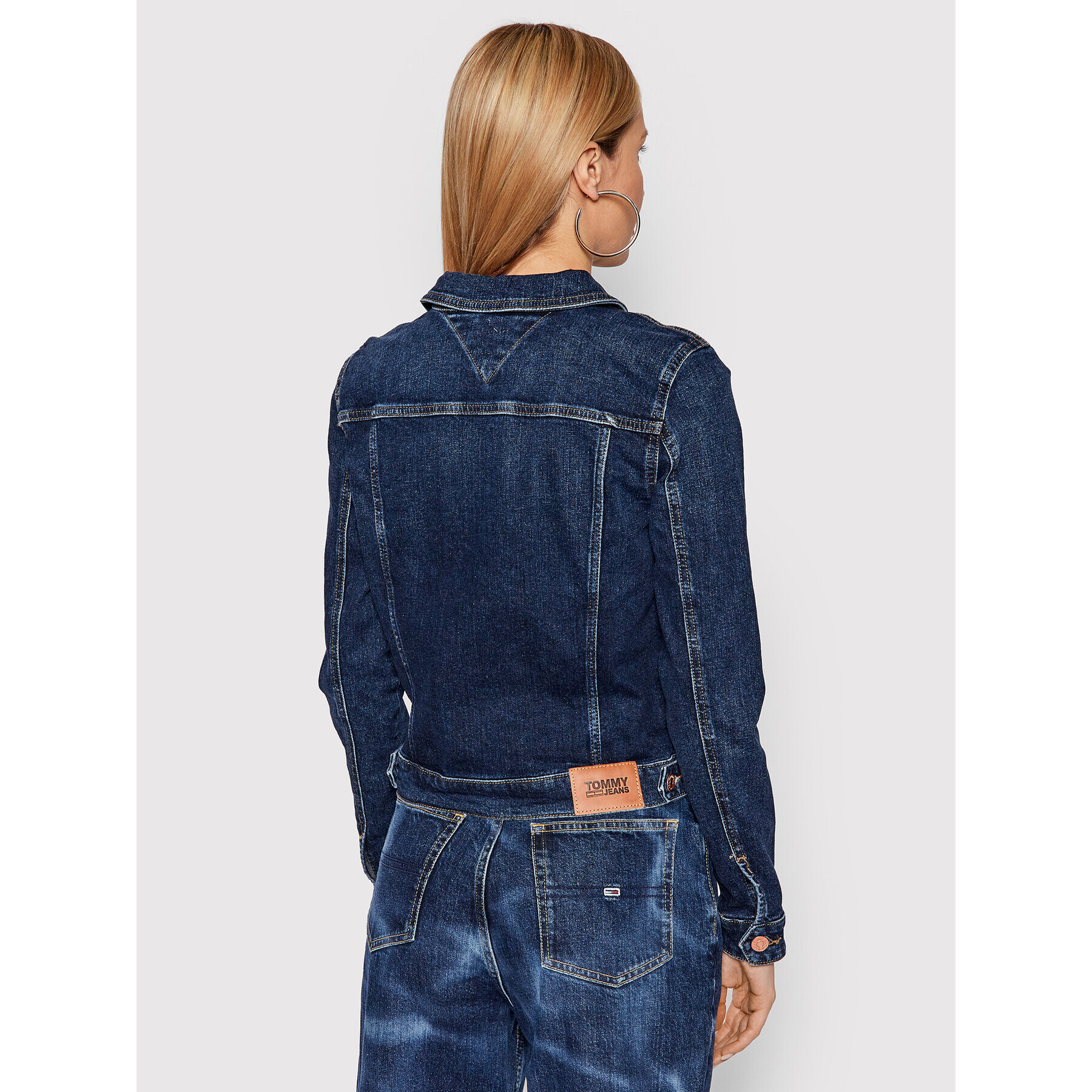 Tommy Jeans Geacă de blugi Vivianne DW0DW11443 Bleumarin Regular Fit - Pled.ro