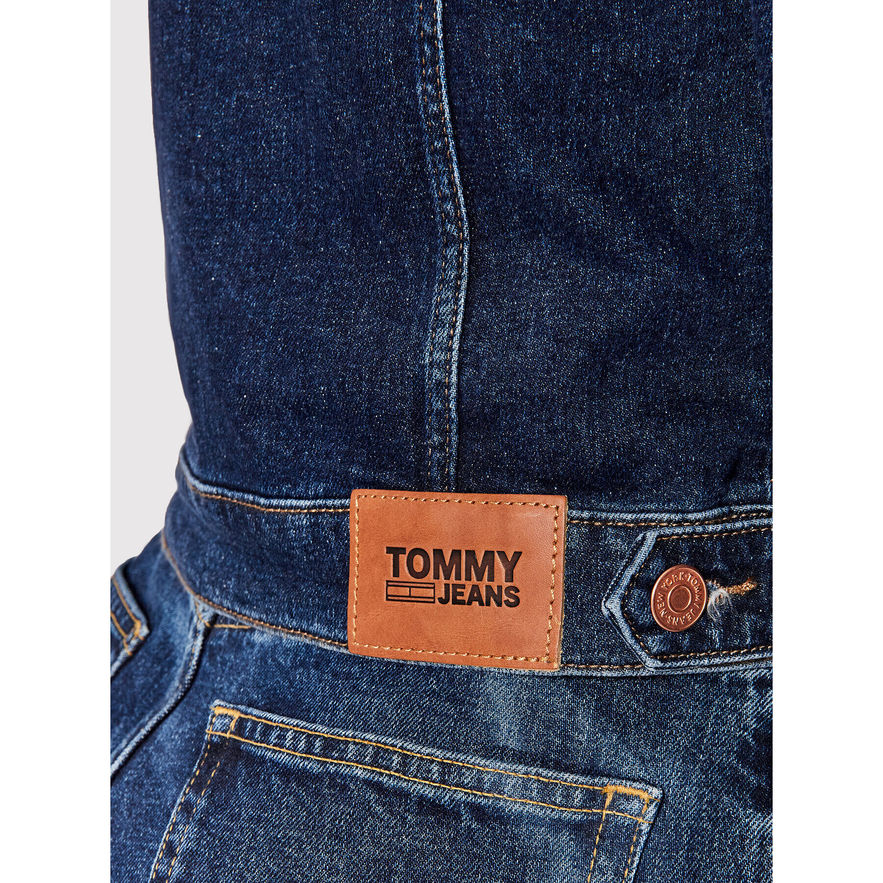 Tommy Jeans Geacă de blugi Vivianne DW0DW11443 Bleumarin Regular Fit - Pled.ro