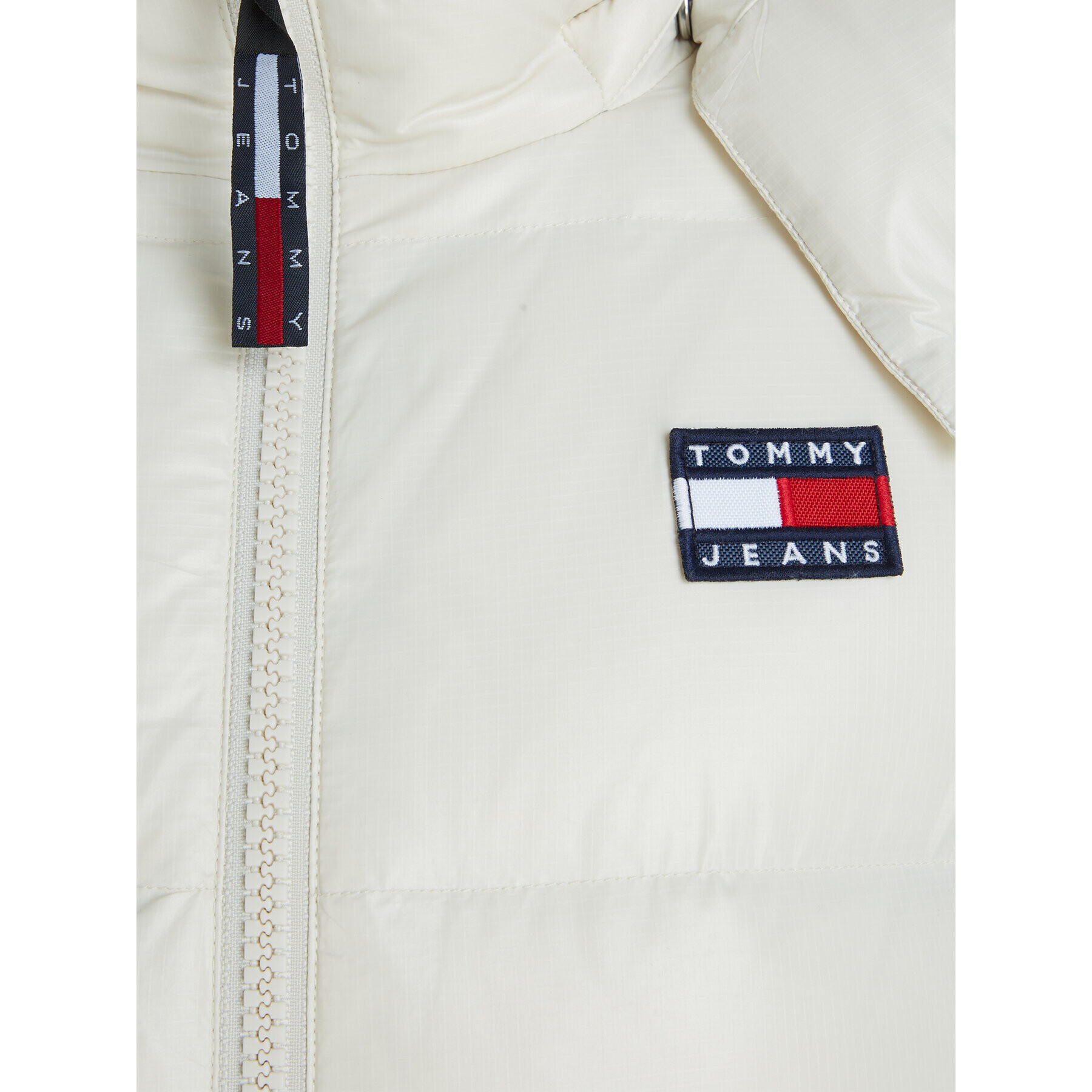 Tommy Jeans Geacă din puf Alaska DW0DW16573 Écru Regular Fit - Pled.ro