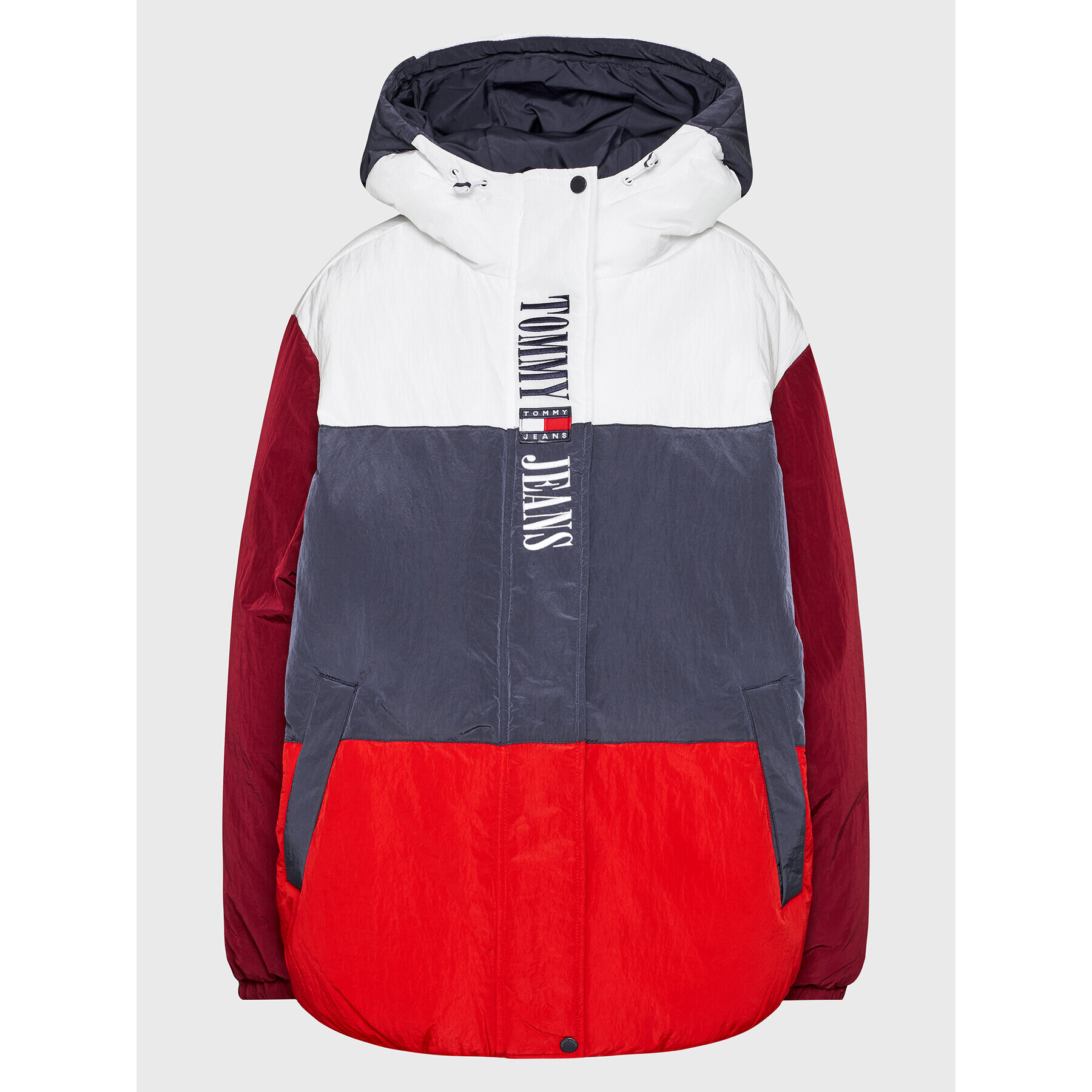 Tommy Jeans Geacă din puf Archive DW0DW14475 Colorat Oversize - Pled.ro