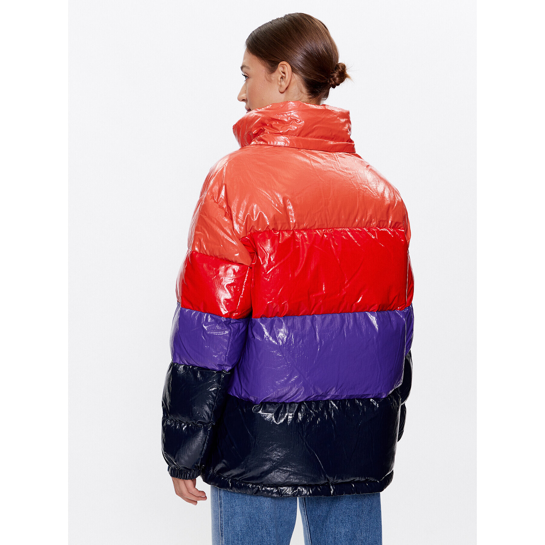 Tommy Jeans Geacă din puf DW0DW15959 Colorat Oversize - Pled.ro