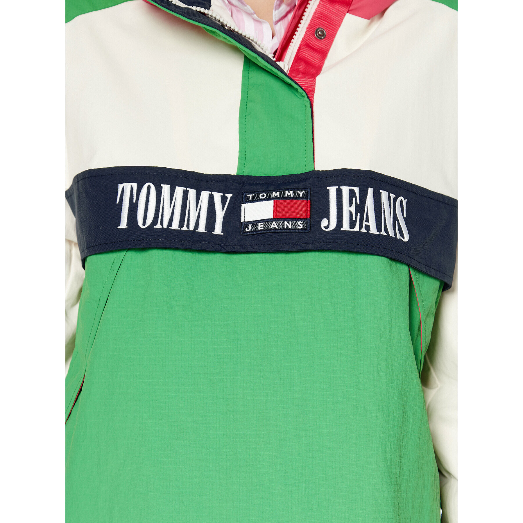 Tommy Jeans Geacă fără fermoar Chicago DW0DW15343 Colorat Relaxed Fit - Pled.ro