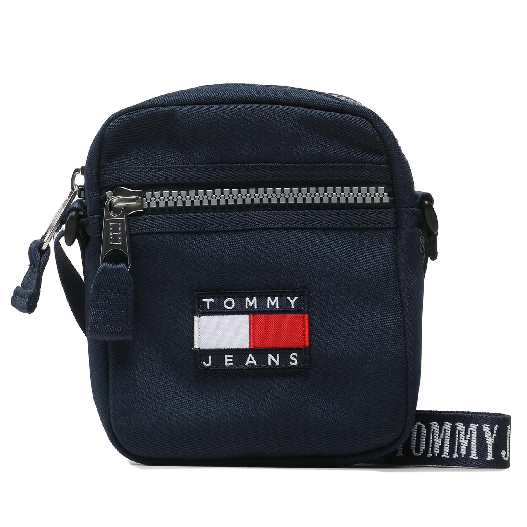 Tommy Jeans Geantă crossover Heritage Reporter AM0AM11159 Bleumarin - Pled.ro