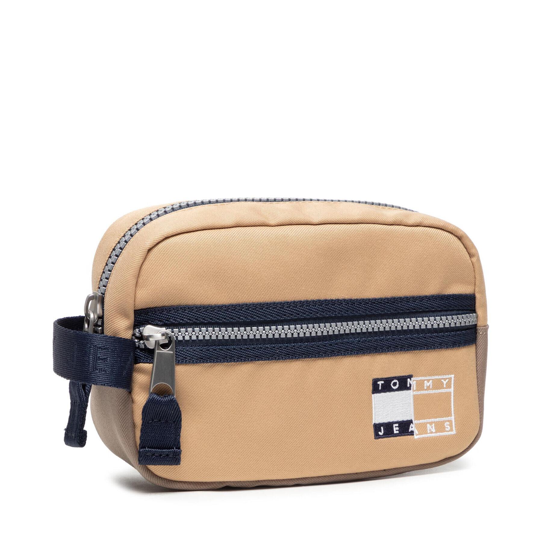 Tommy Jeans Geantă pentru cosmetice Tjm Heritage Washbag Spliced AM0AM09512 Bej - Pled.ro