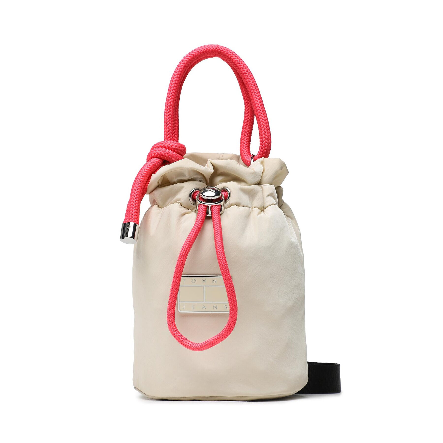 Tommy Jeans Geantă Tjw Beach Summer Bucket Bag AW0AW14582 Bej - Pled.ro