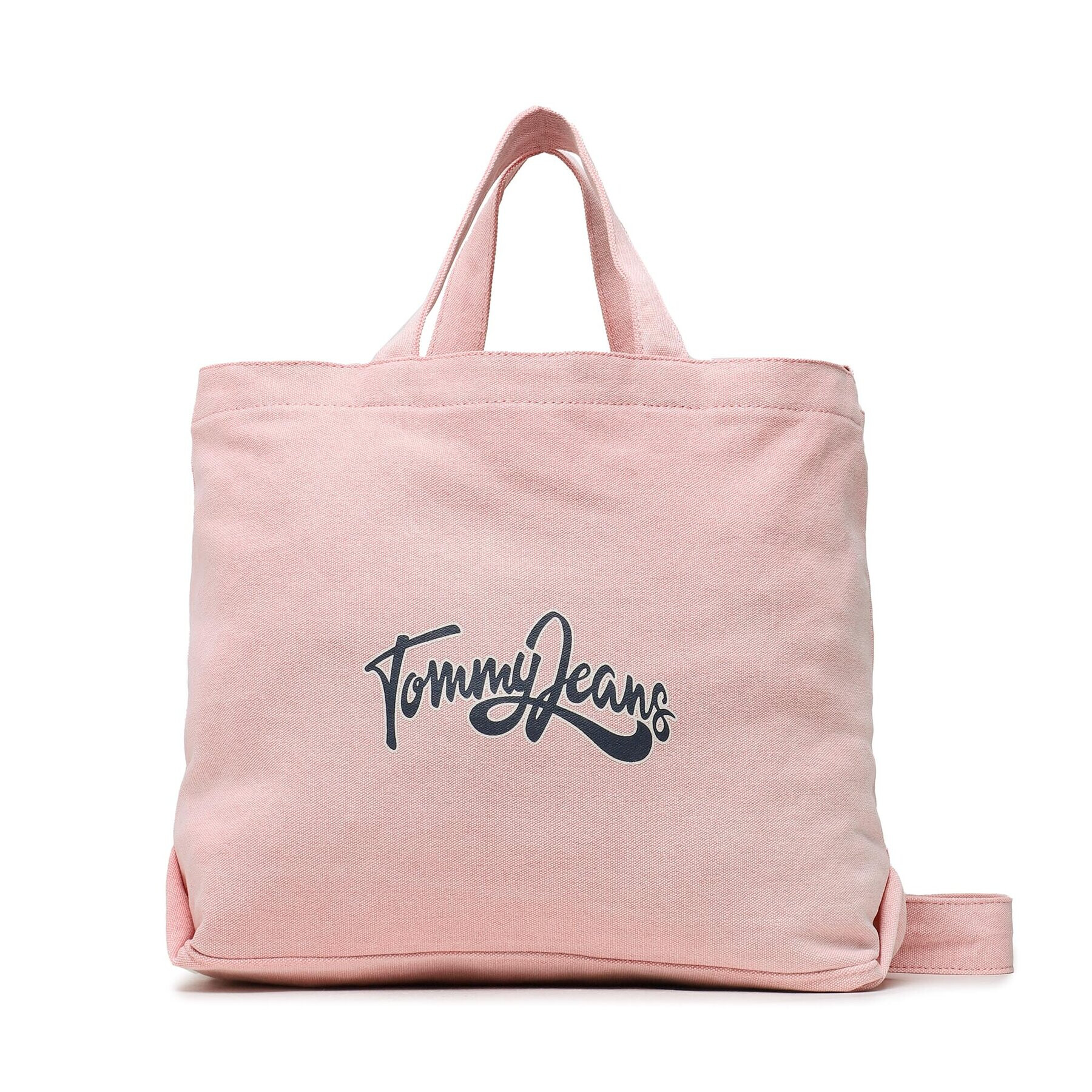 Tommy Jeans Geantă Tjw Canvas Mini Tote Veg Dye AW0AW14590 Roz - Pled.ro