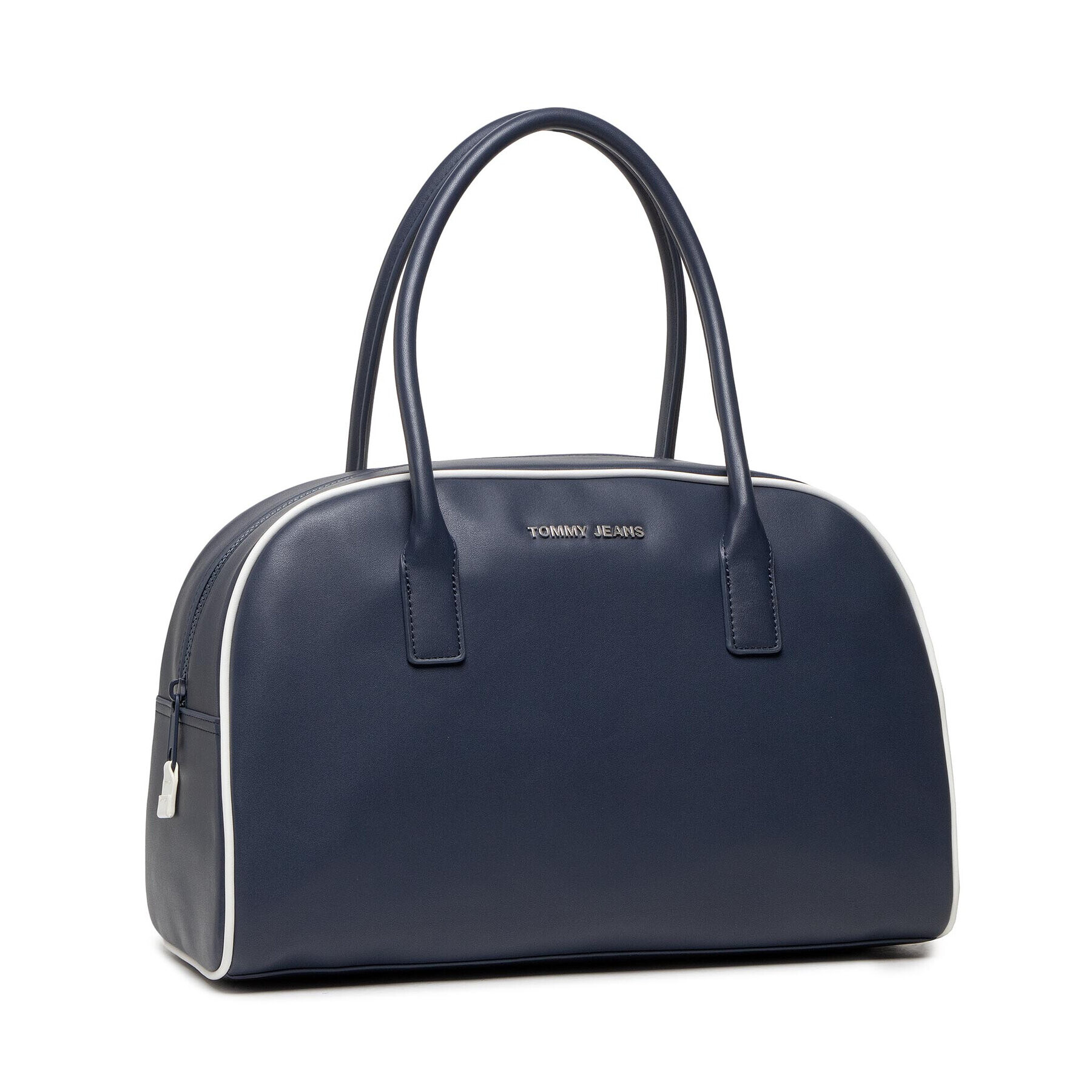 Tommy Jeans Geantă Tjw Femme Pu Bowling Bag AW0AW12189 Bleumarin - Pled.ro