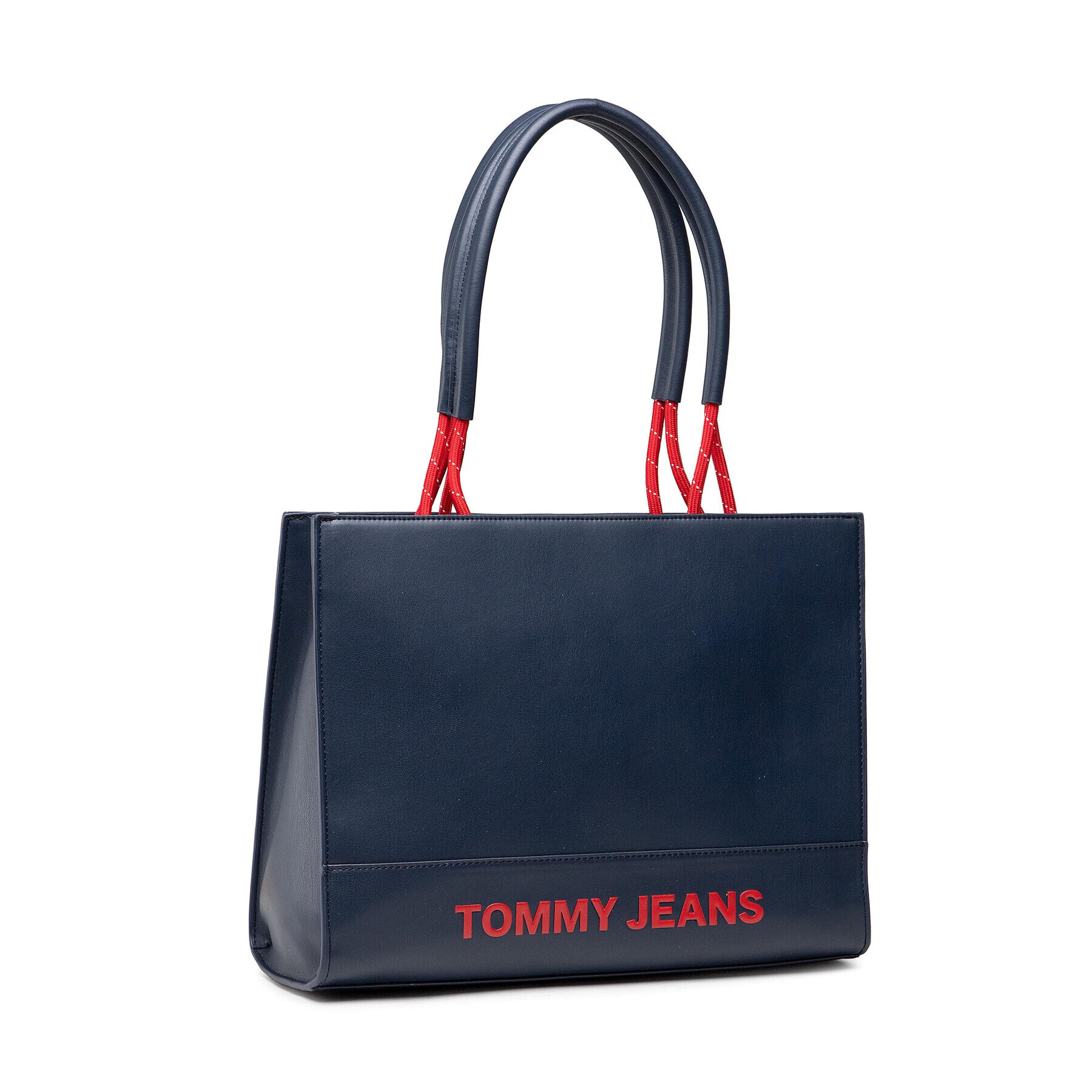 Tommy Jeans Geantă Tjw Femme Tote AW0AW10158 Bleumarin - Pled.ro