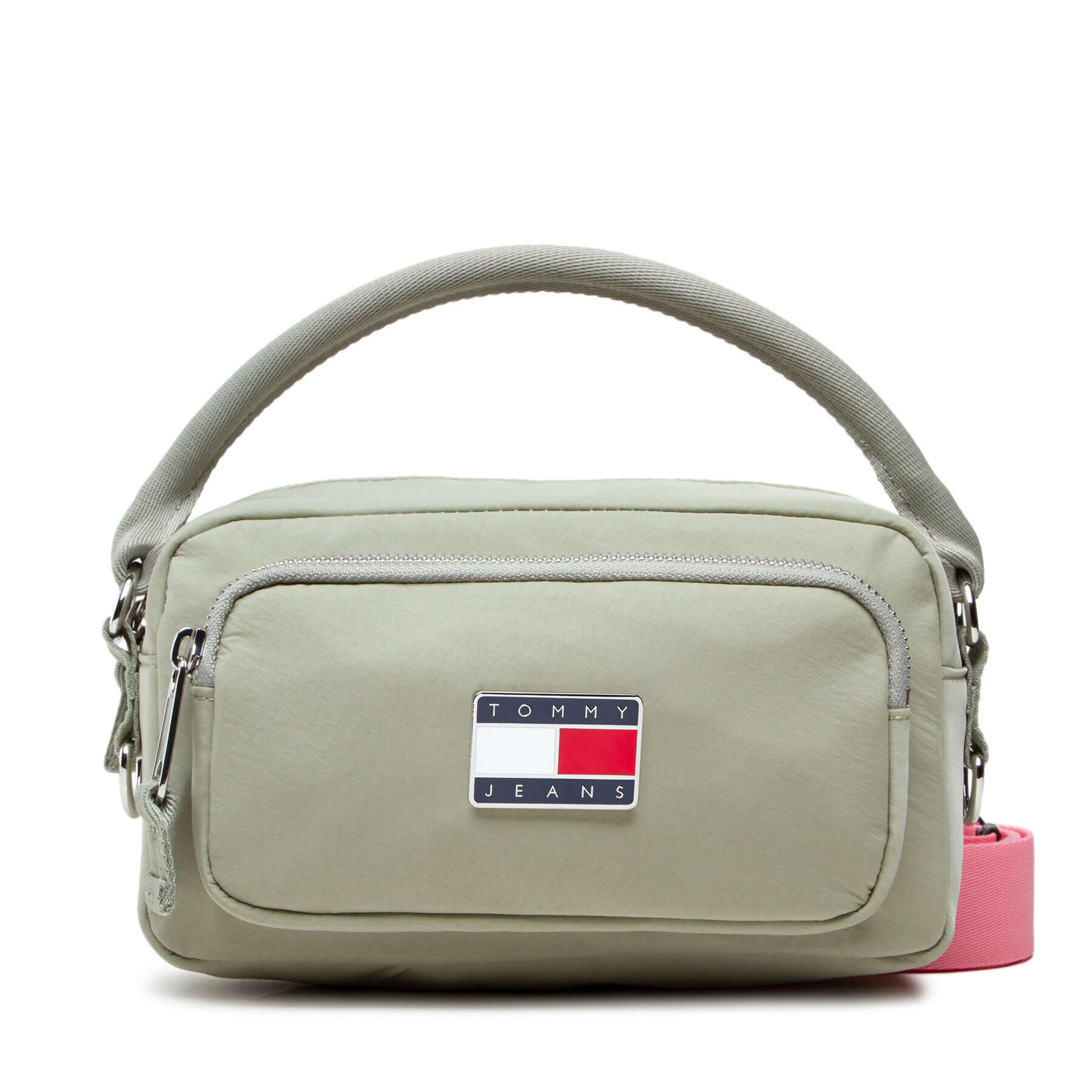 Tommy Jeans Geantă Tjw Festival Crossover AW0AW11643 Verde - Pled.ro